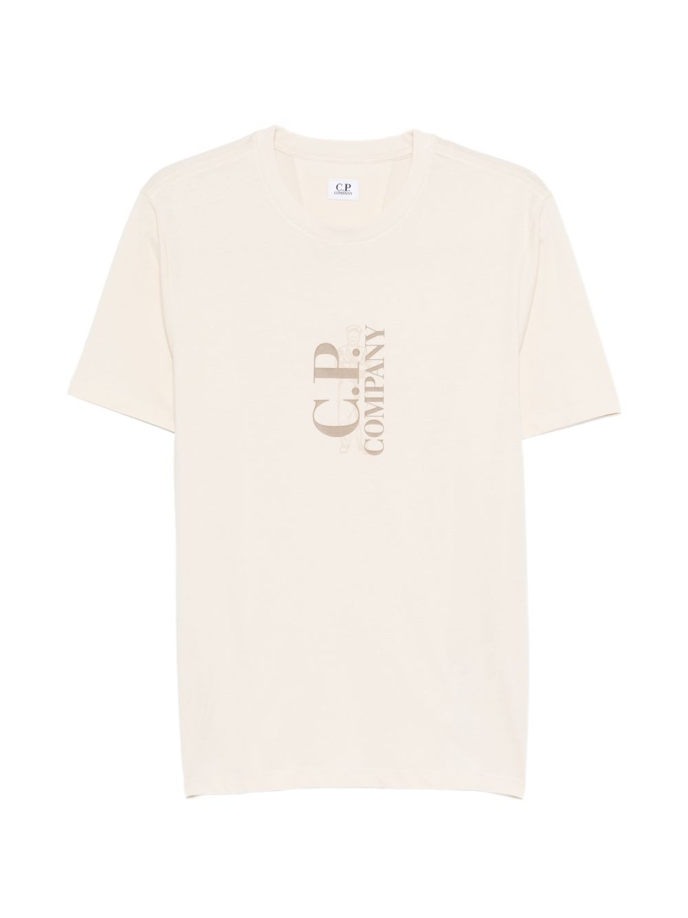 T-shirt in cotone con stampa logo 20CMTS084A005100W 114 CP COMPANY