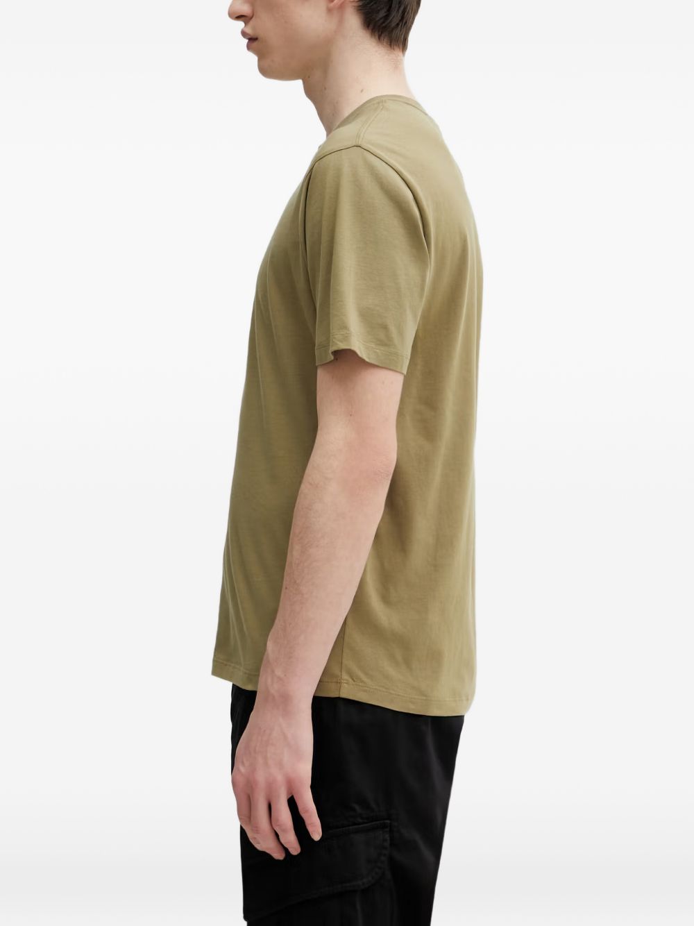 T-shirt con stampa logo 20CMTS084A005100W 644 CP COMPANY