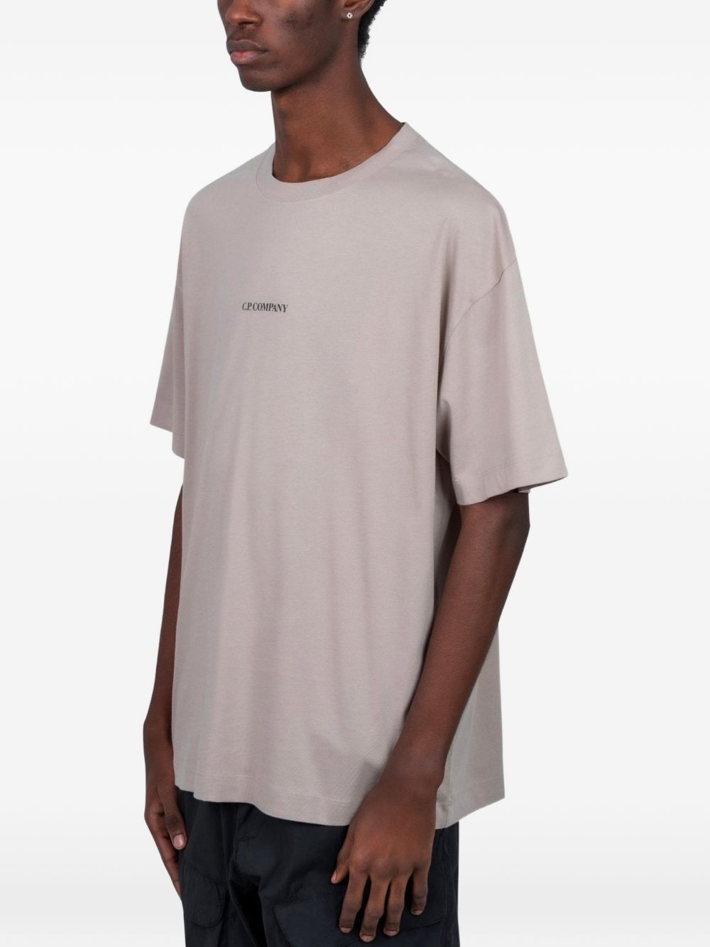 T-shirt in cotone girocollo oversize 20CMTS087A005100W 904 CP COMPANY