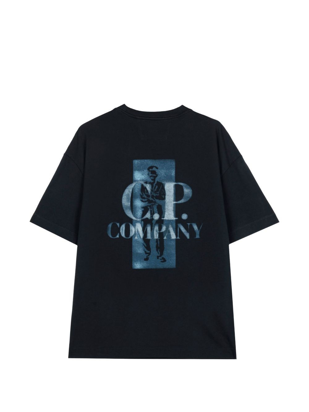 T-shirt in cotone con stampa posteriore 20CMTS143A110579W 888 CP COMPANY
