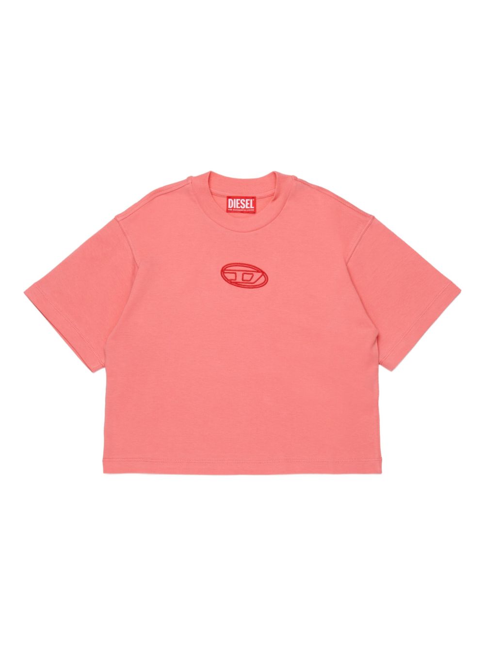 T-shirt in cotone girocollo J0242800YI9 K333 DIESEL KIDS