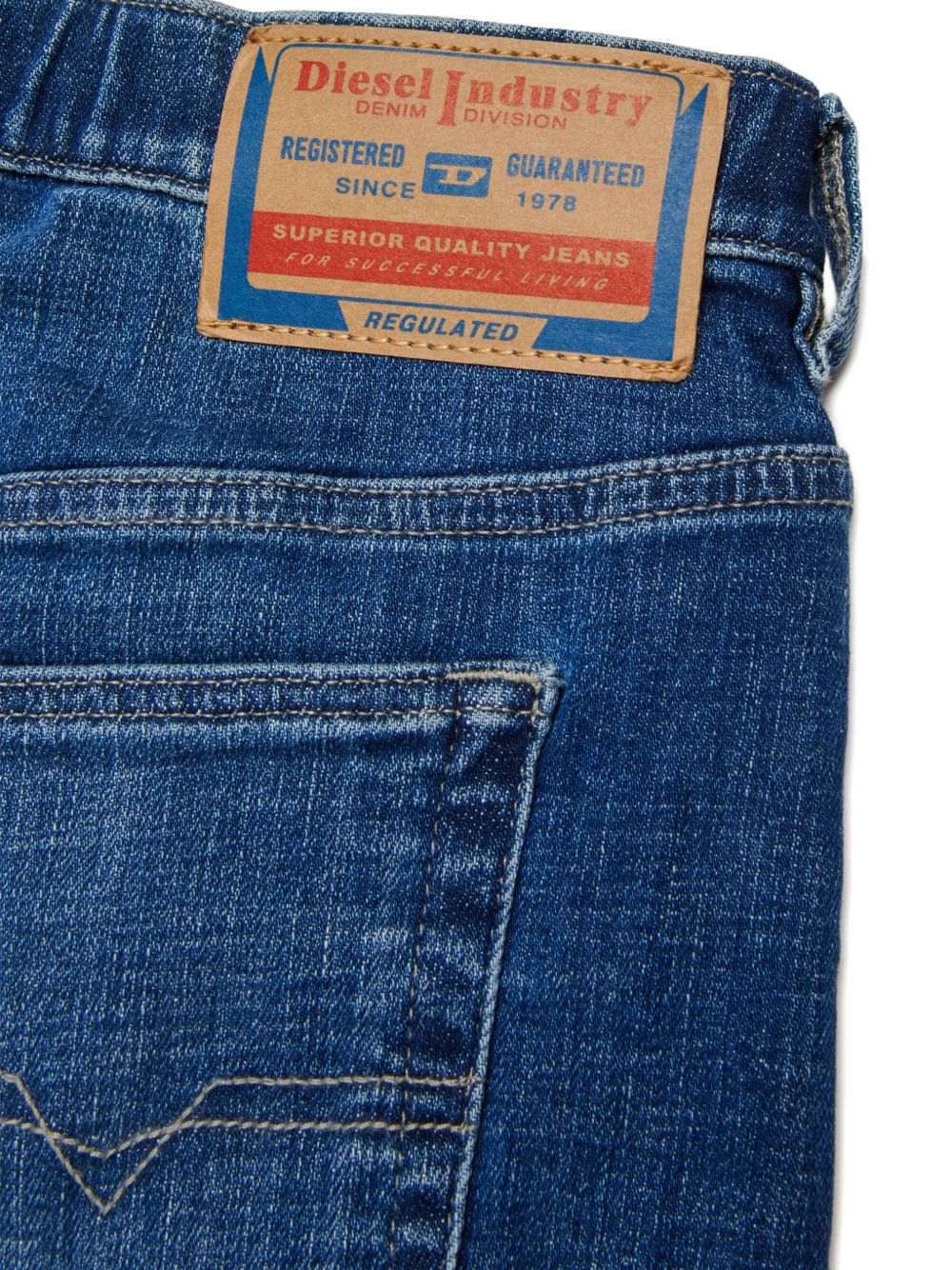 Bermuda in denim con cinque tasche J02548KXBSC K01 DIESEL KIDS