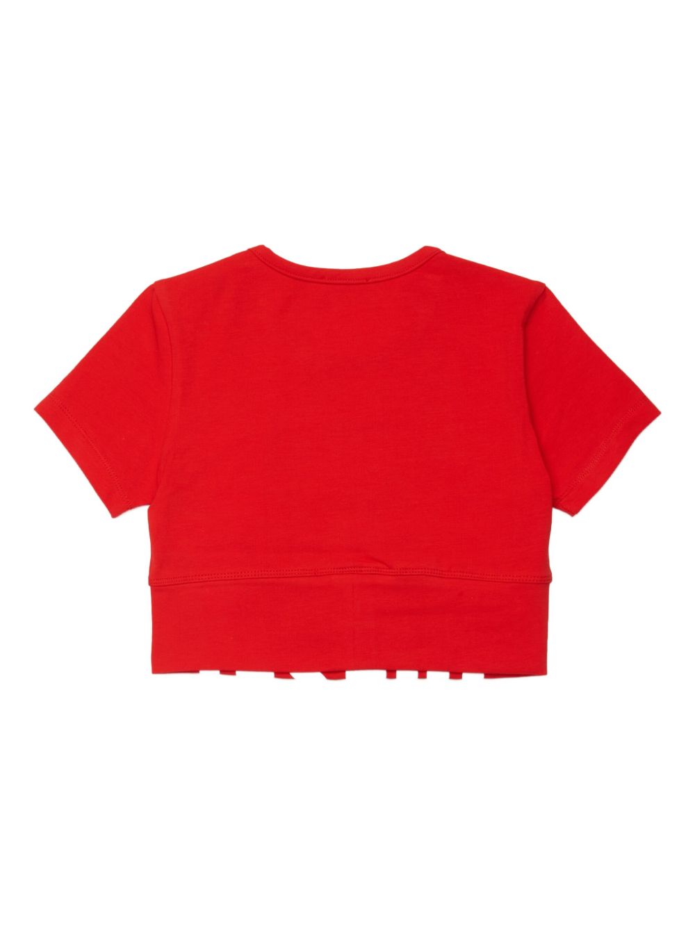 T-shirt in cotone con logo a orlo J02581KYA0L K405 DIESEL KIDS