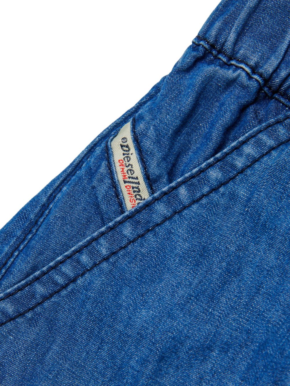 Pantaloni in denim con tasche applicate K00725KXBRW K01 DIESEL KIDS