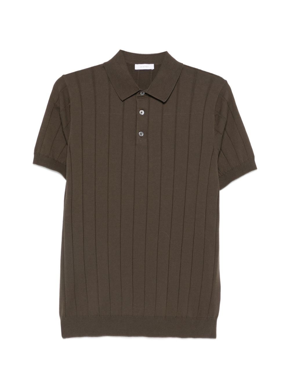 Polo in cotone a coste DK17027 MORO DIKTAT