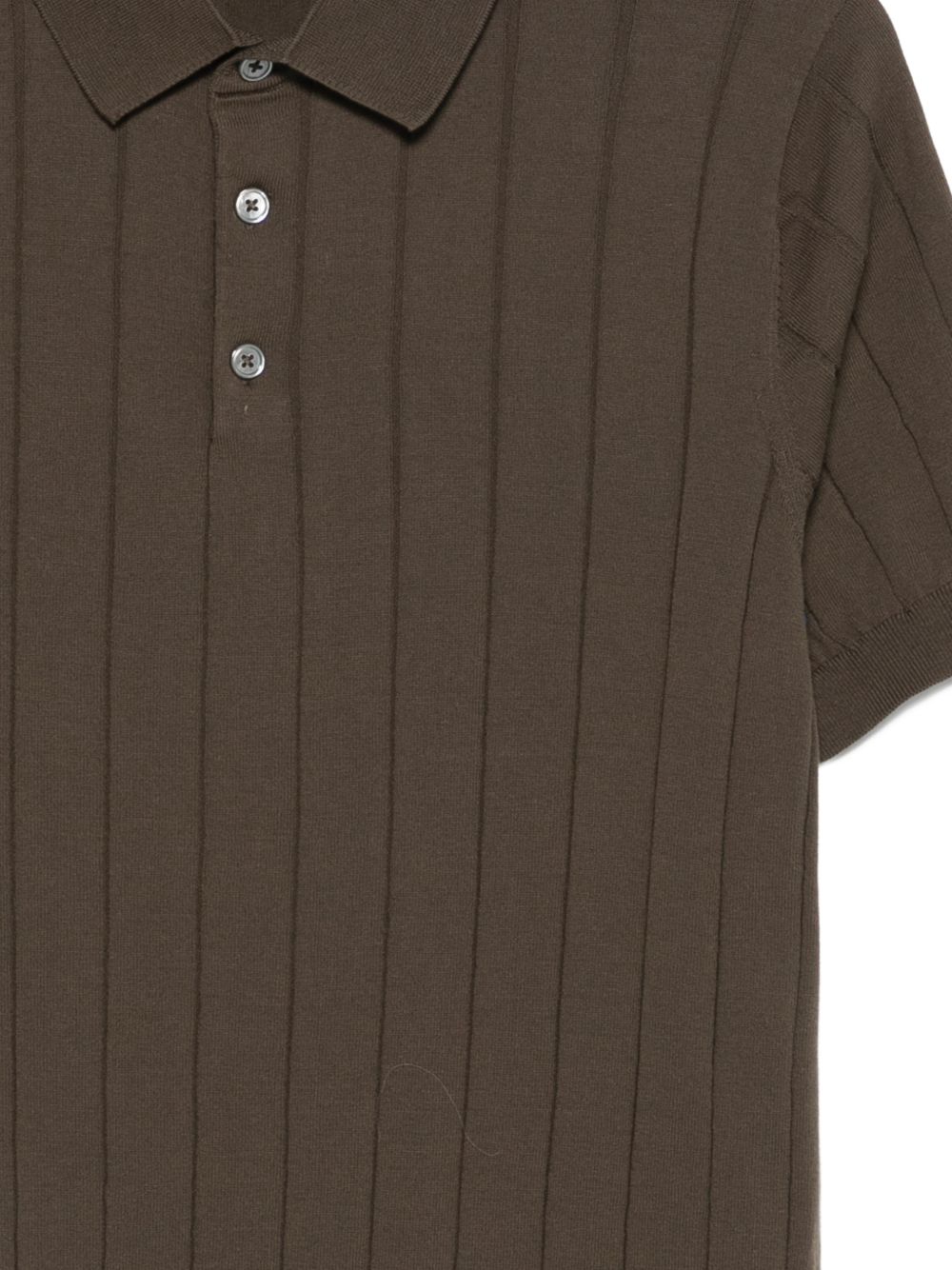 Polo in cotone a coste DK17027 MORO DIKTAT