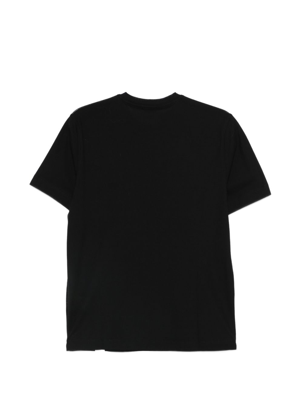 T-shirt in lino girocollo DK17130 NERO DIKTAT