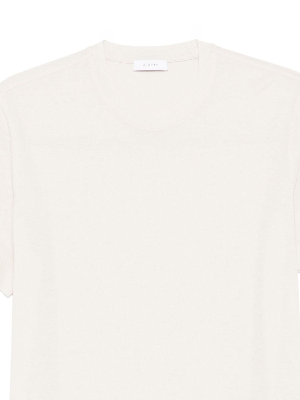 T-shirt in lino girocollo DK17130 PERLA DIKTAT