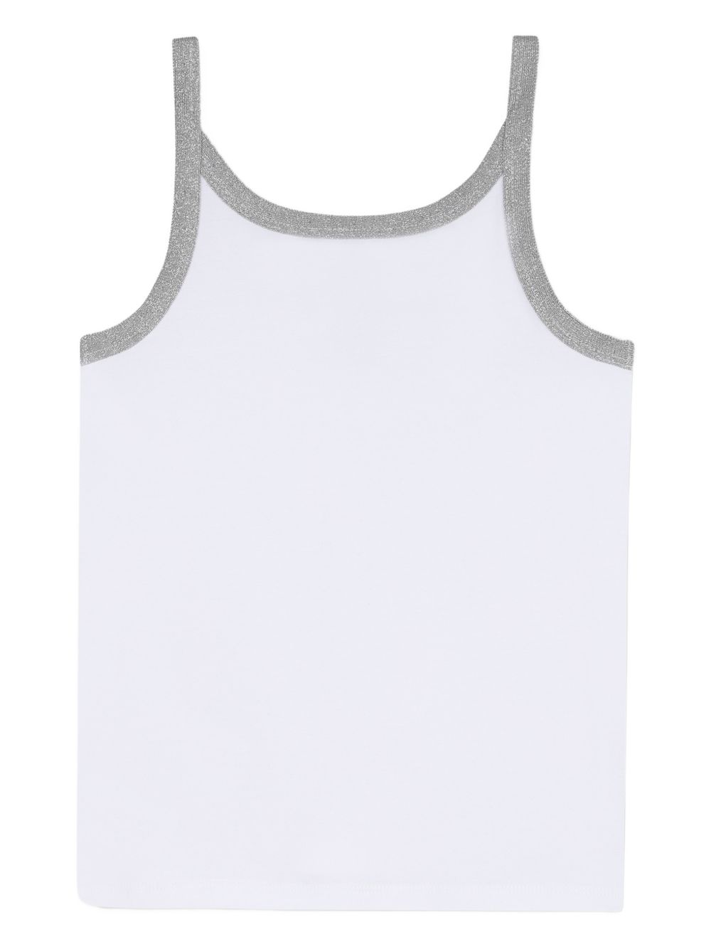 Canotta in cotone organico scollo squadrato D62613 10P DKNY KIDS