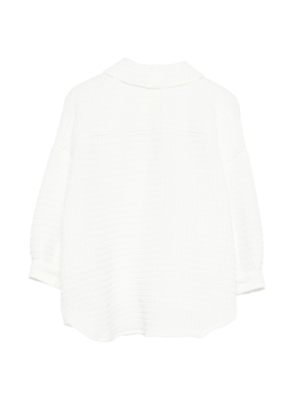 Camicia con colletto classico a maniche lunghe DY5B10U0267 100 DOUDOU KIDS