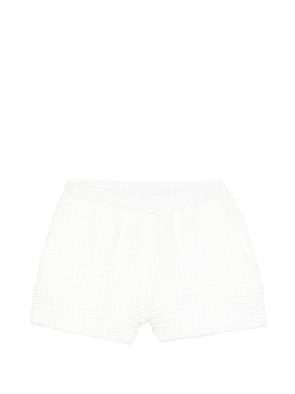 Shorts in viscosa con cintura elasticizzata DY6B39U0267 100 DOUDOU KIDS