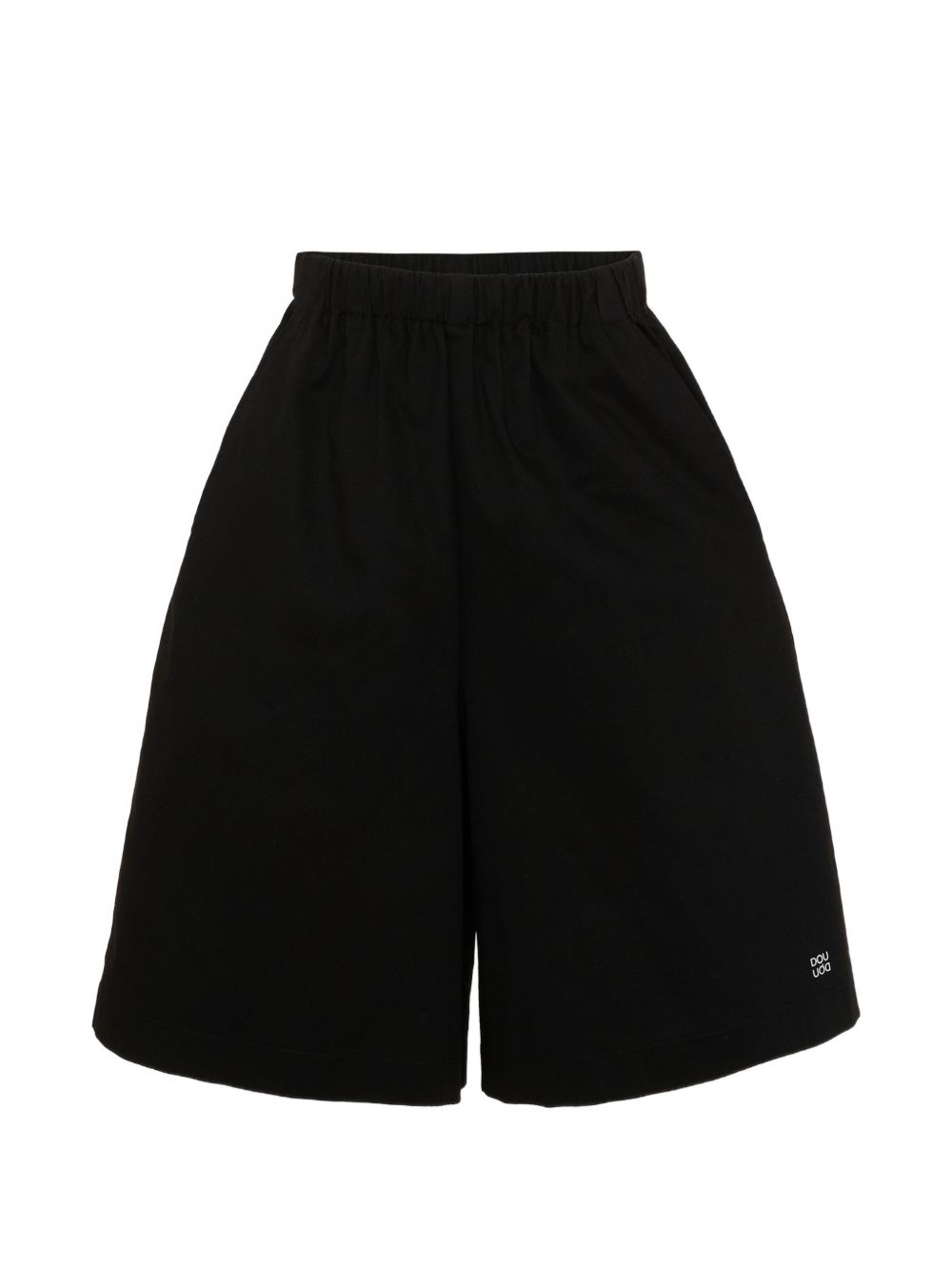 Shorts in cotone con logo laterale DY6P19G0197 930 DOUDOU KIDS