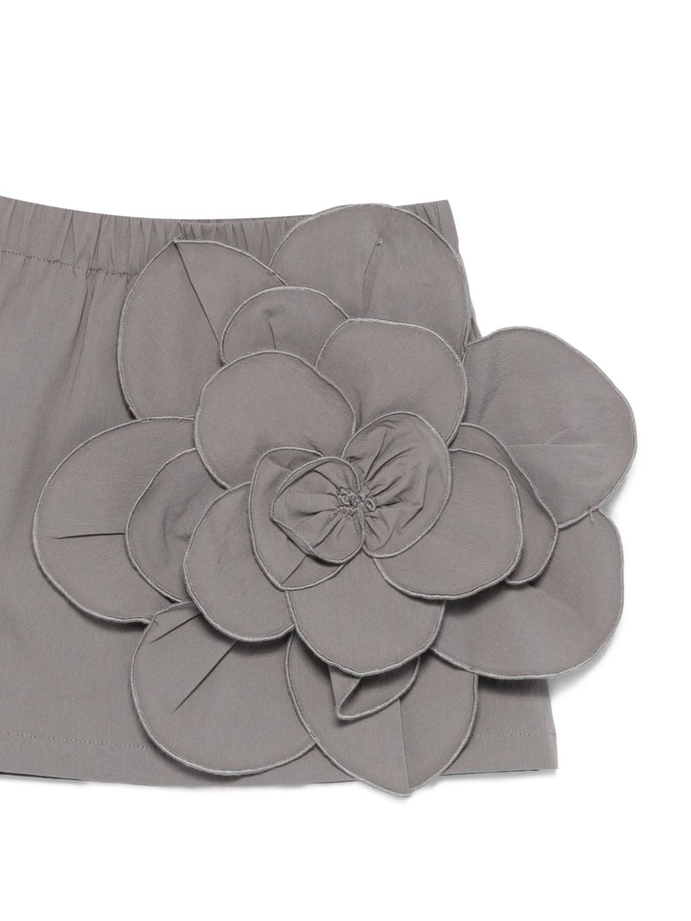 Gonna con applicazione floreale tridimensionale DY7A71P0589 907 DOUDOU KIDS