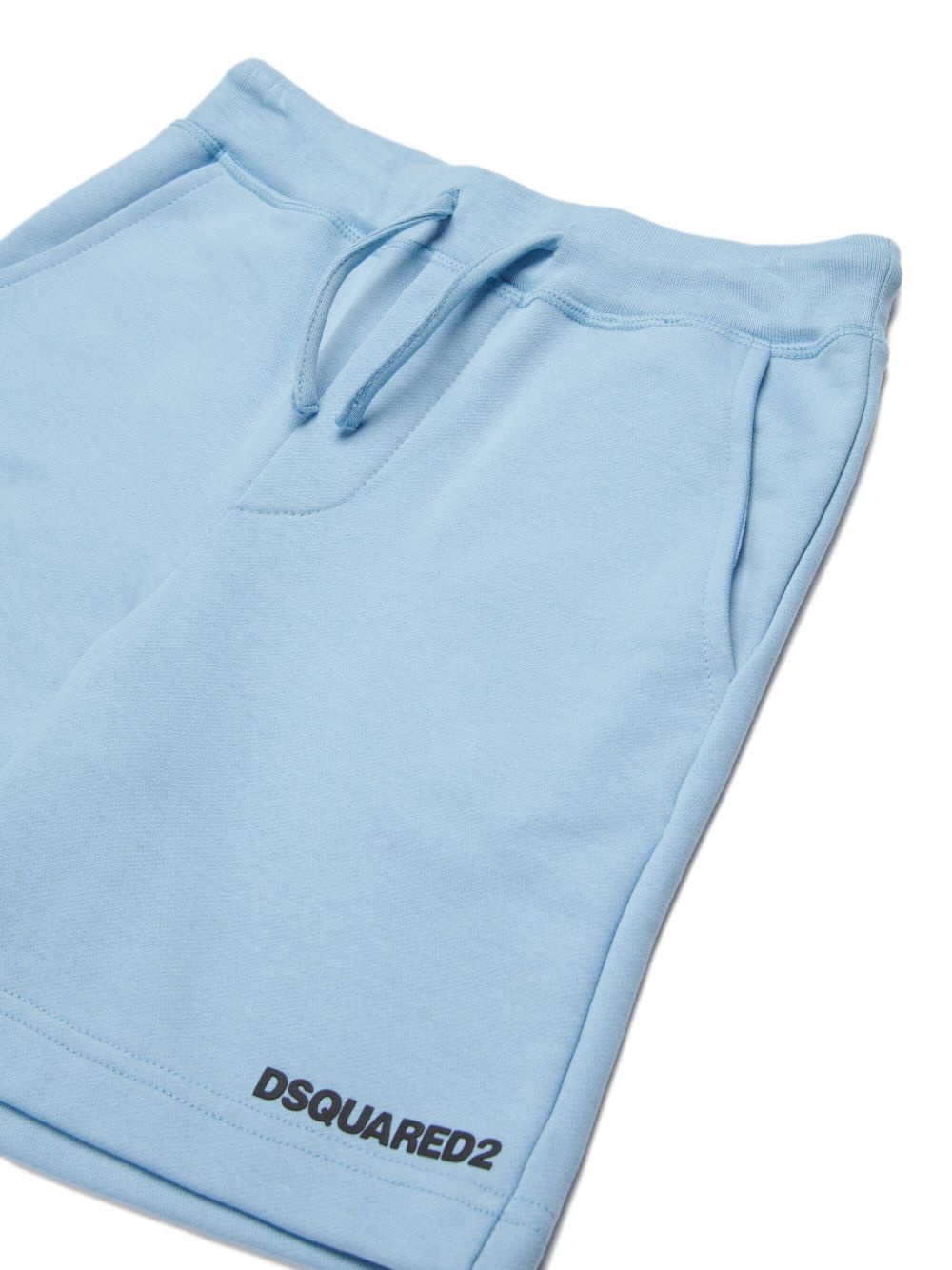 Shorts in cotone con coulisse DQ2738D0094 DQ814 DSQUARED KIDS