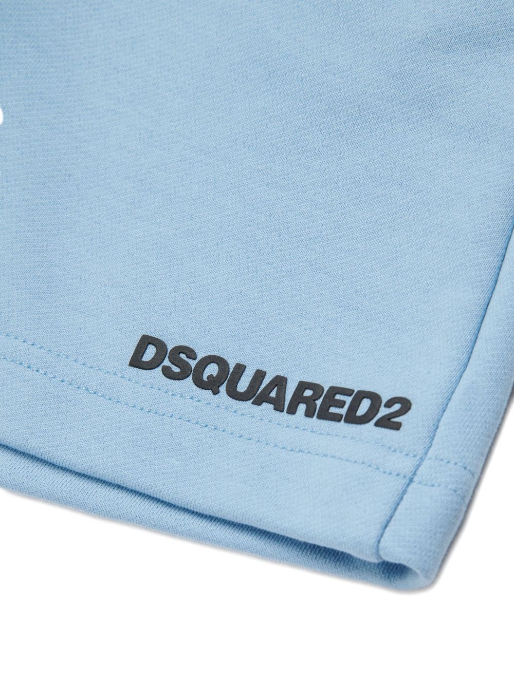 Shorts in cotone con coulisse DQ2738D0094 DQ814 DSQUARED KIDS
