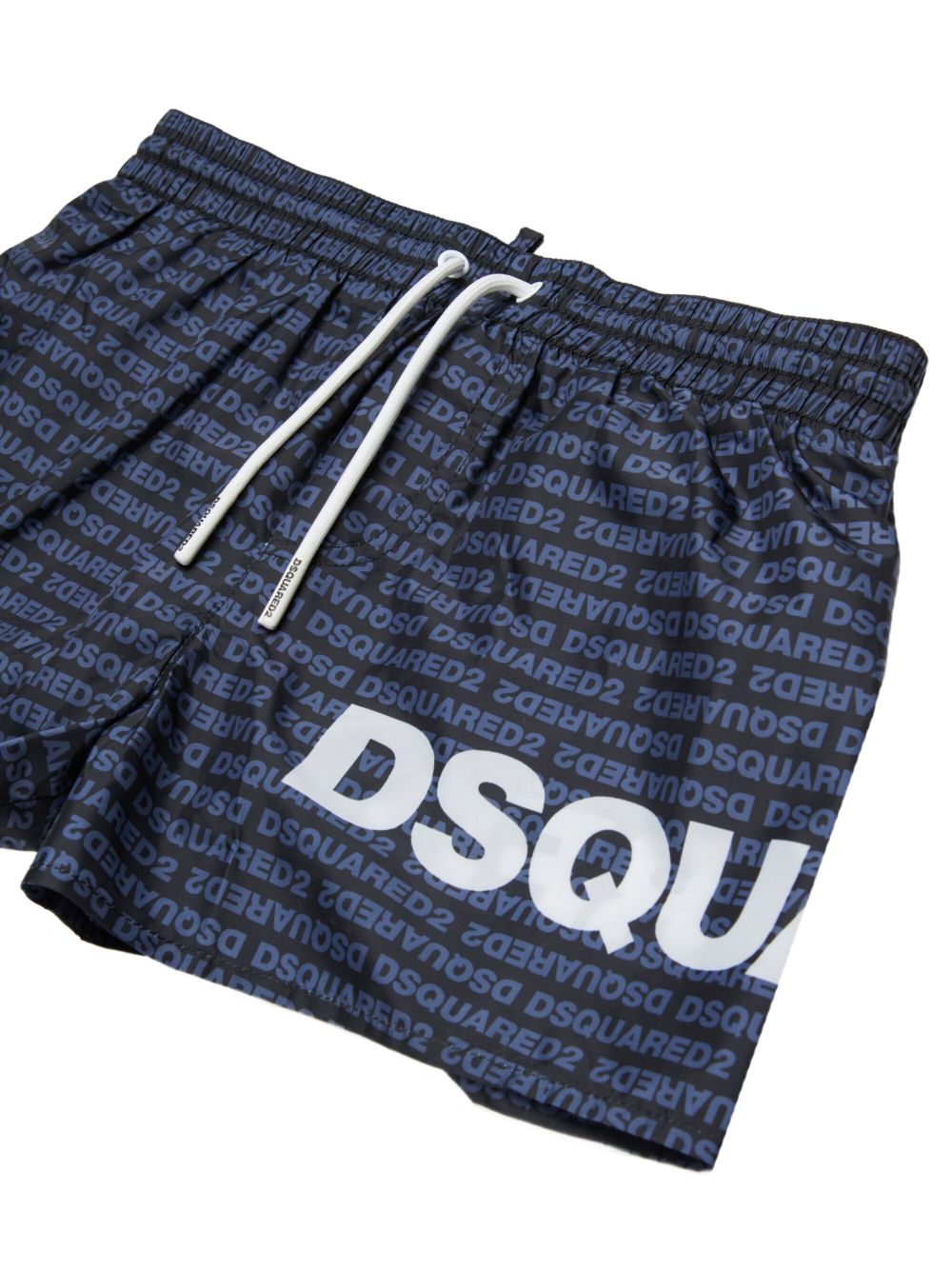 Costume boxer con stampa logo DQ3296D0AH7 DQ900 DSQUARED KIDS