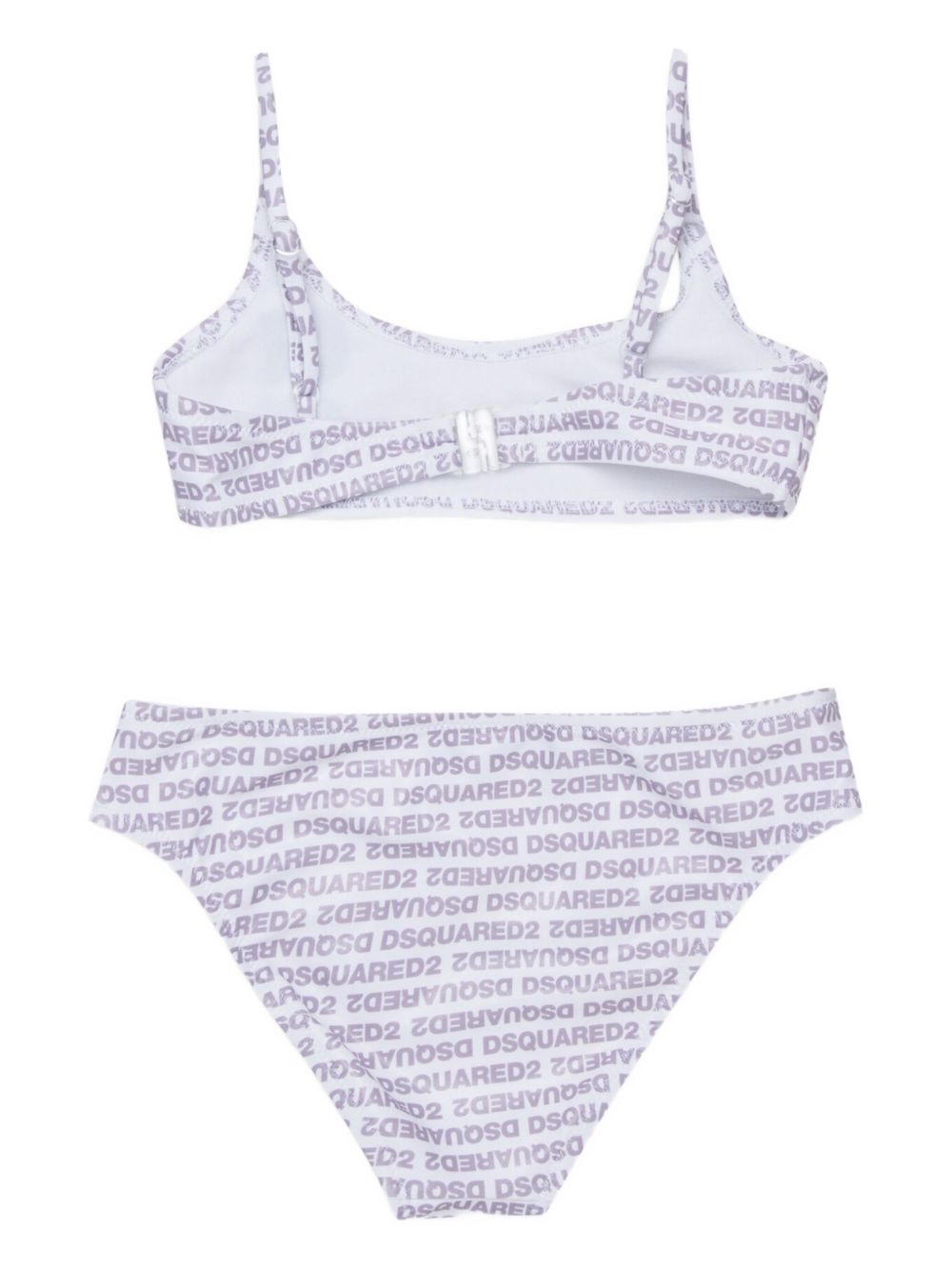 Bikini triangolo in poliestere DQ3318D0AGY DQ100 DSQUARED KIDS