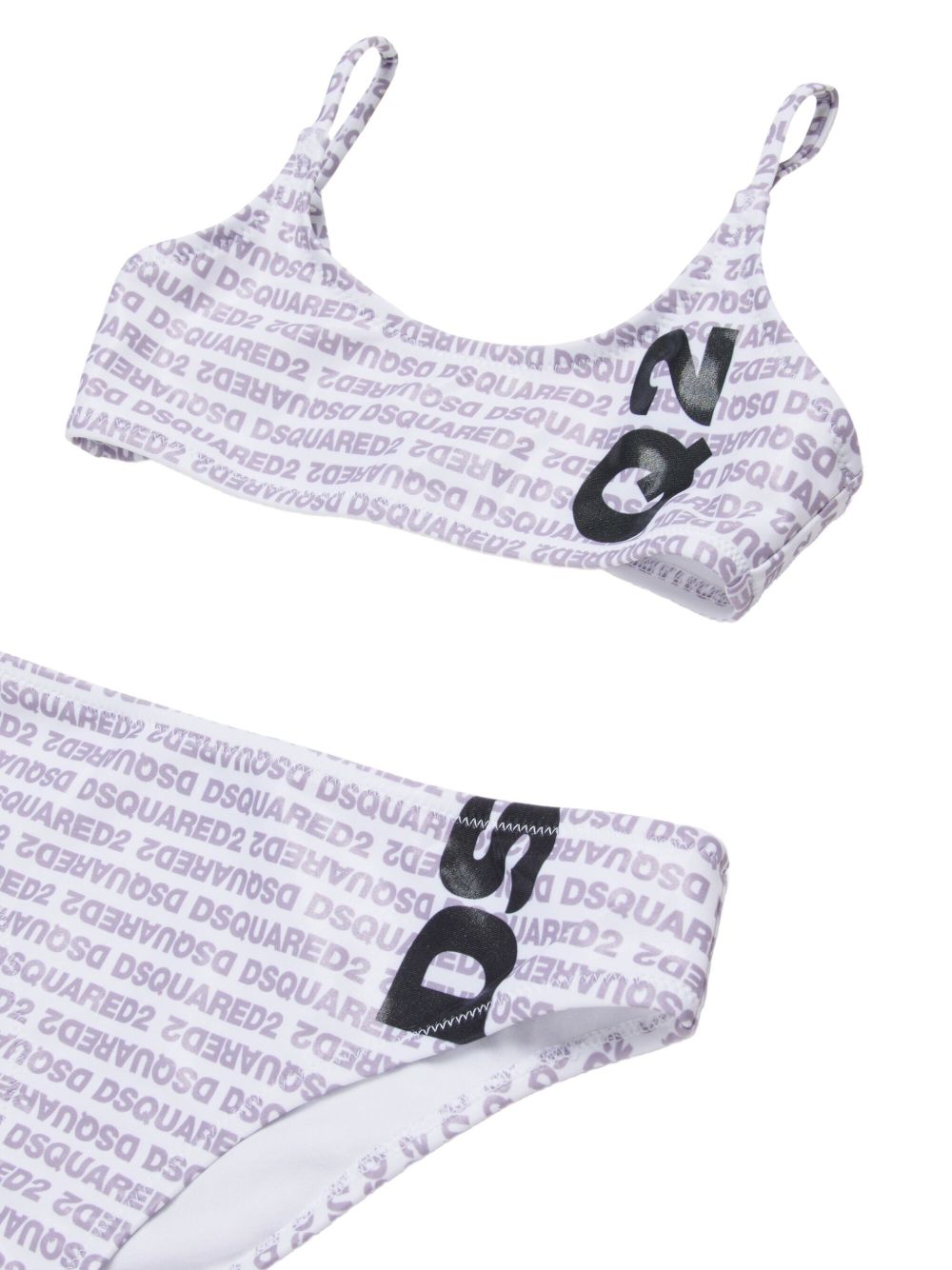 Bikini triangolo in poliestere DQ3318D0AGY DQ100 DSQUARED KIDS