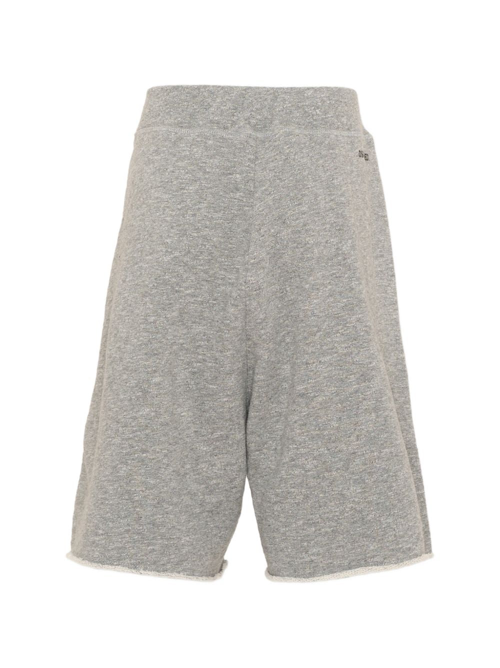 Bermuda in cotone con orlo sfrangiato DQ3390D0AHK DQ902 DSQUARED KIDS