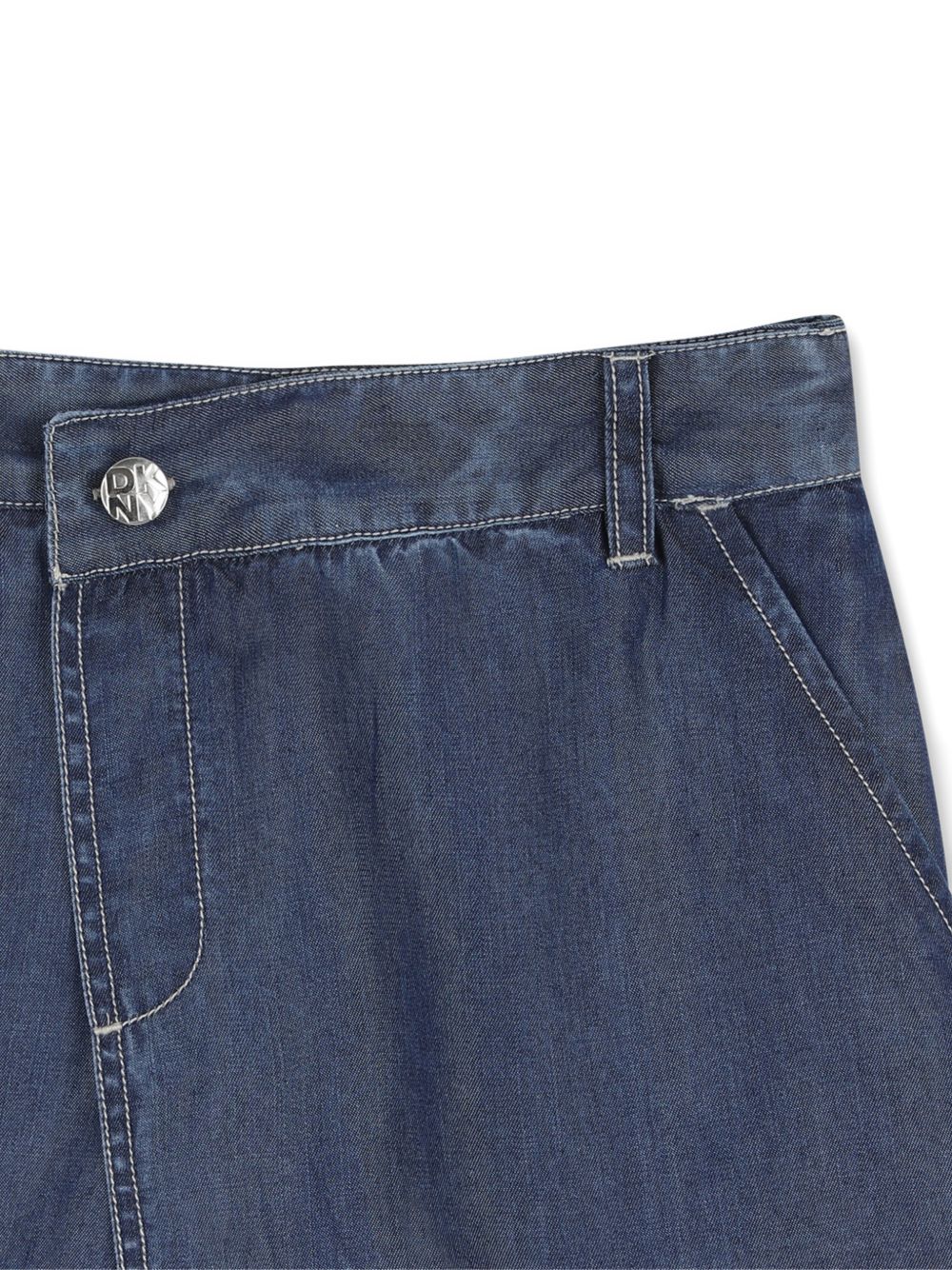 Gonna in denim con zip laterale D62573 Z28 DKNY KIDS