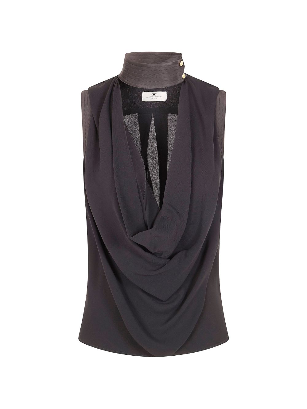 Top senza maniche con drappeggio CA13461E2 110 ELISABETTA FRANCHI