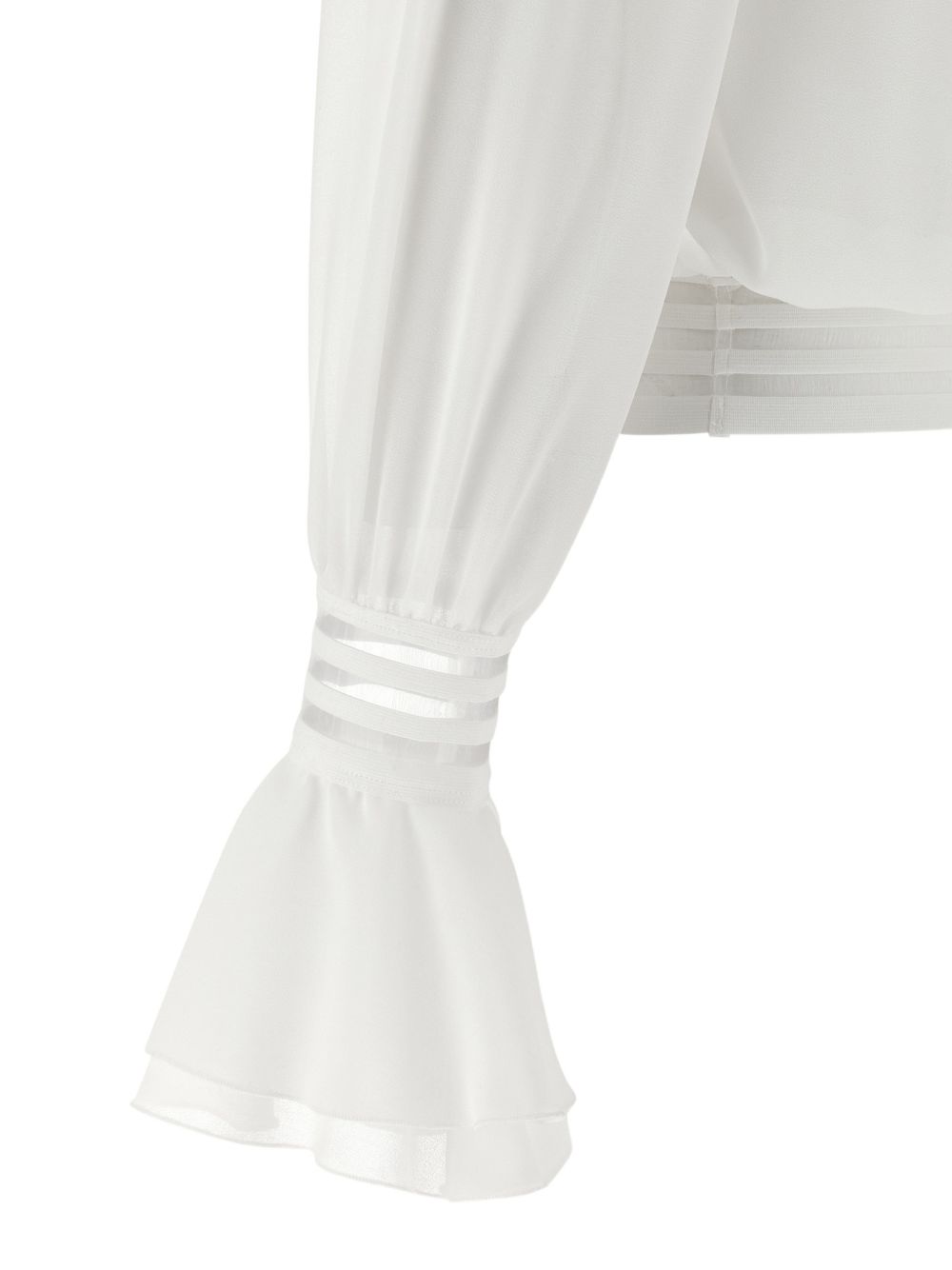 Blusa in poliestere con spalle scoperte CA13561E2 X88 ELISABETTA FRANCHI