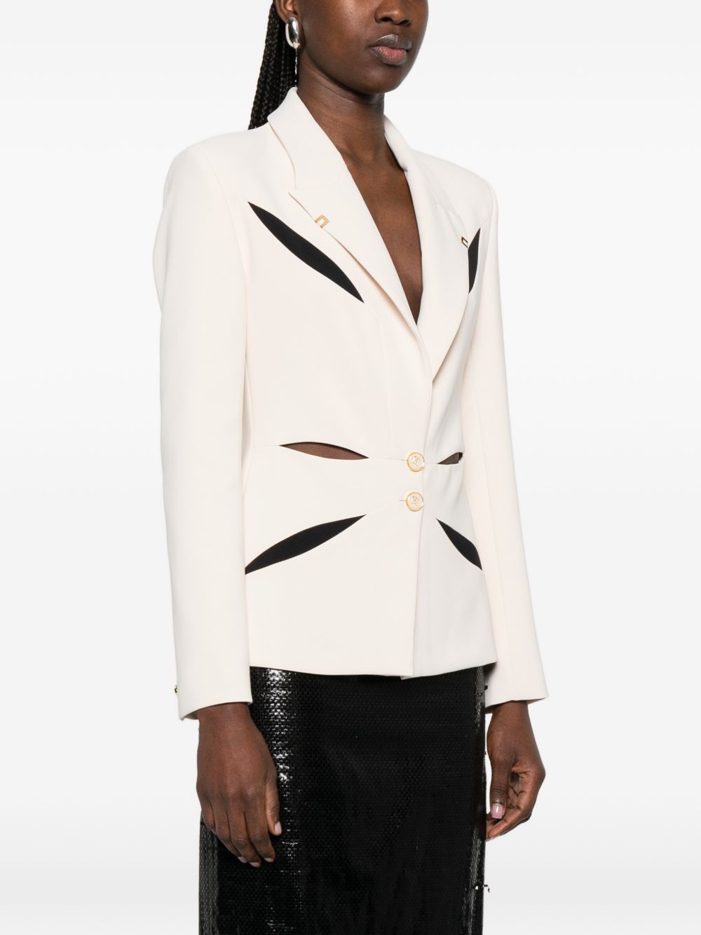 Blazer con cut-out geometrici GI19861E2 E84 ELISABETTA FRANCHI