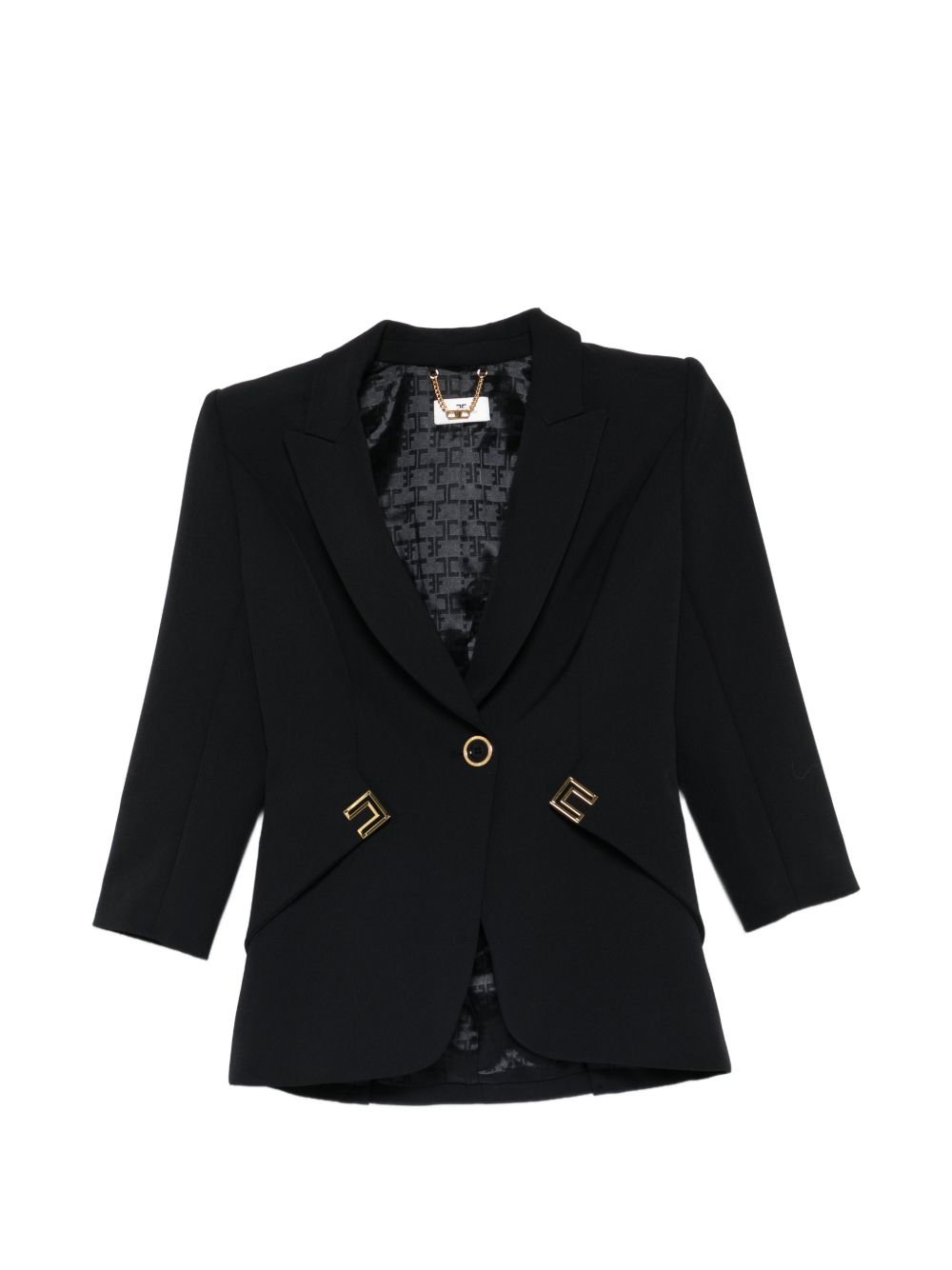 Blazer monopetto con cut-out decorativi GI21561E2 110 ELISABETTA FRANCHI