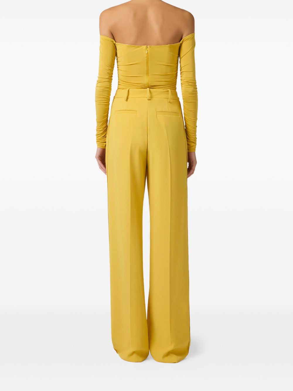 Pantaloni in poliestere a vita alta PA16761E2 EV4 ELISABETTA FRANCHI
