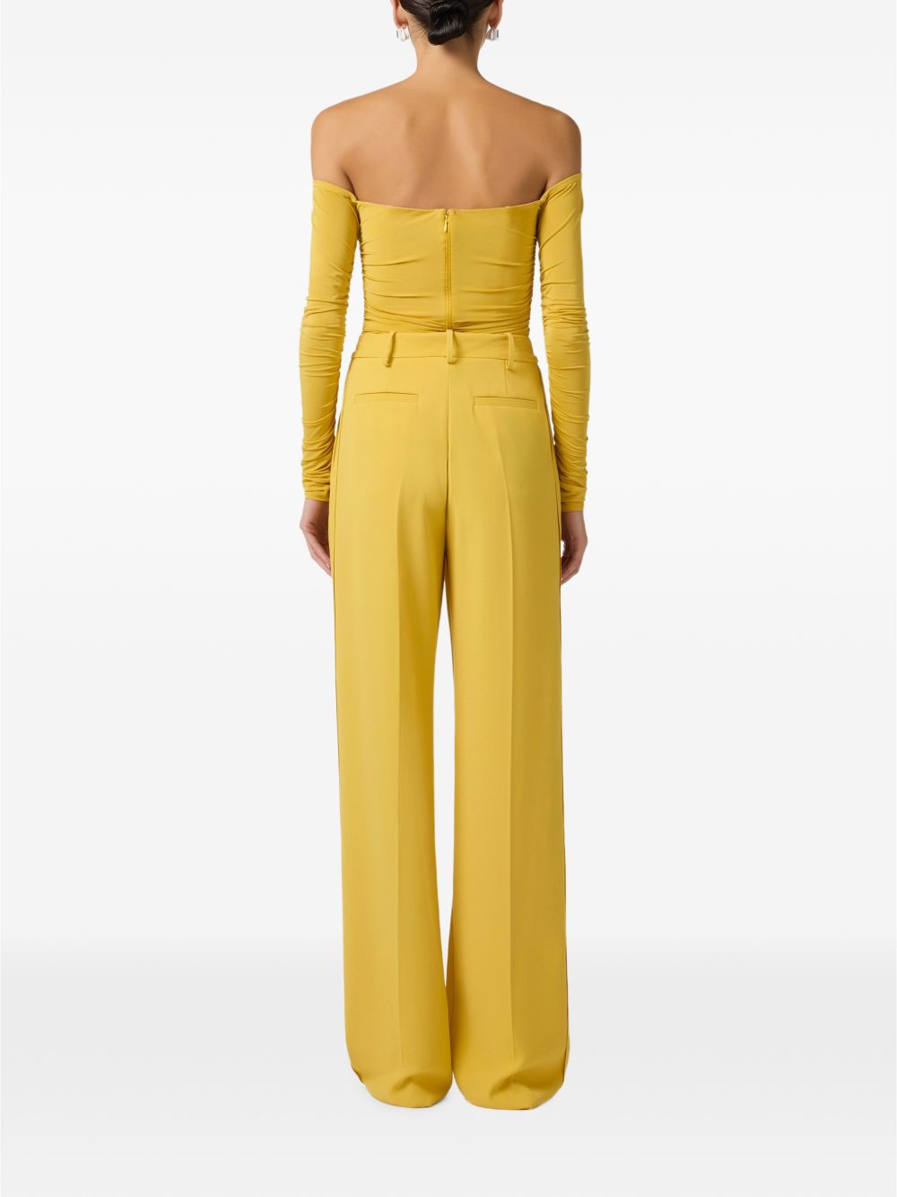Pantaloni in poliestere a vita alta PA16761E2 EV4 ELISABETTA FRANCHI