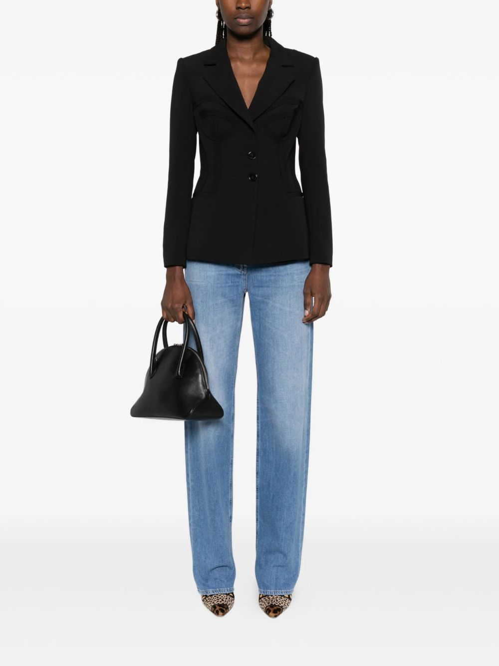 Jeans in cotone a gamba dritta PJ21I61E2 192 ELISABETTA FRANCHI