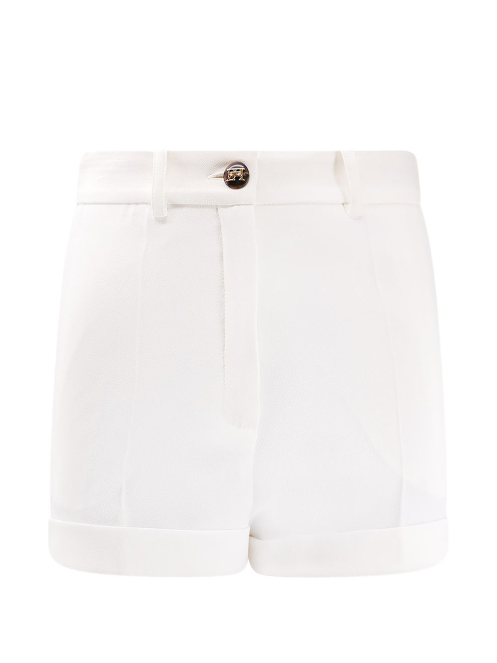 Shorts a vita alta con bottone dorato SH00961E2 360 ELISABETTA FRANCHI