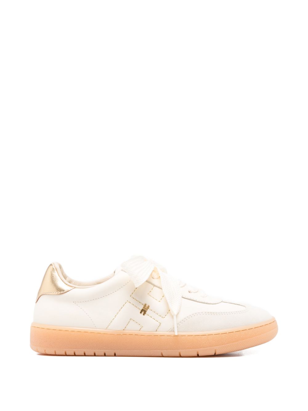 Sneakers in pelle con suola platform F4A9E05101877A725 BURRO ELISABETTA FRANCHI KIDS