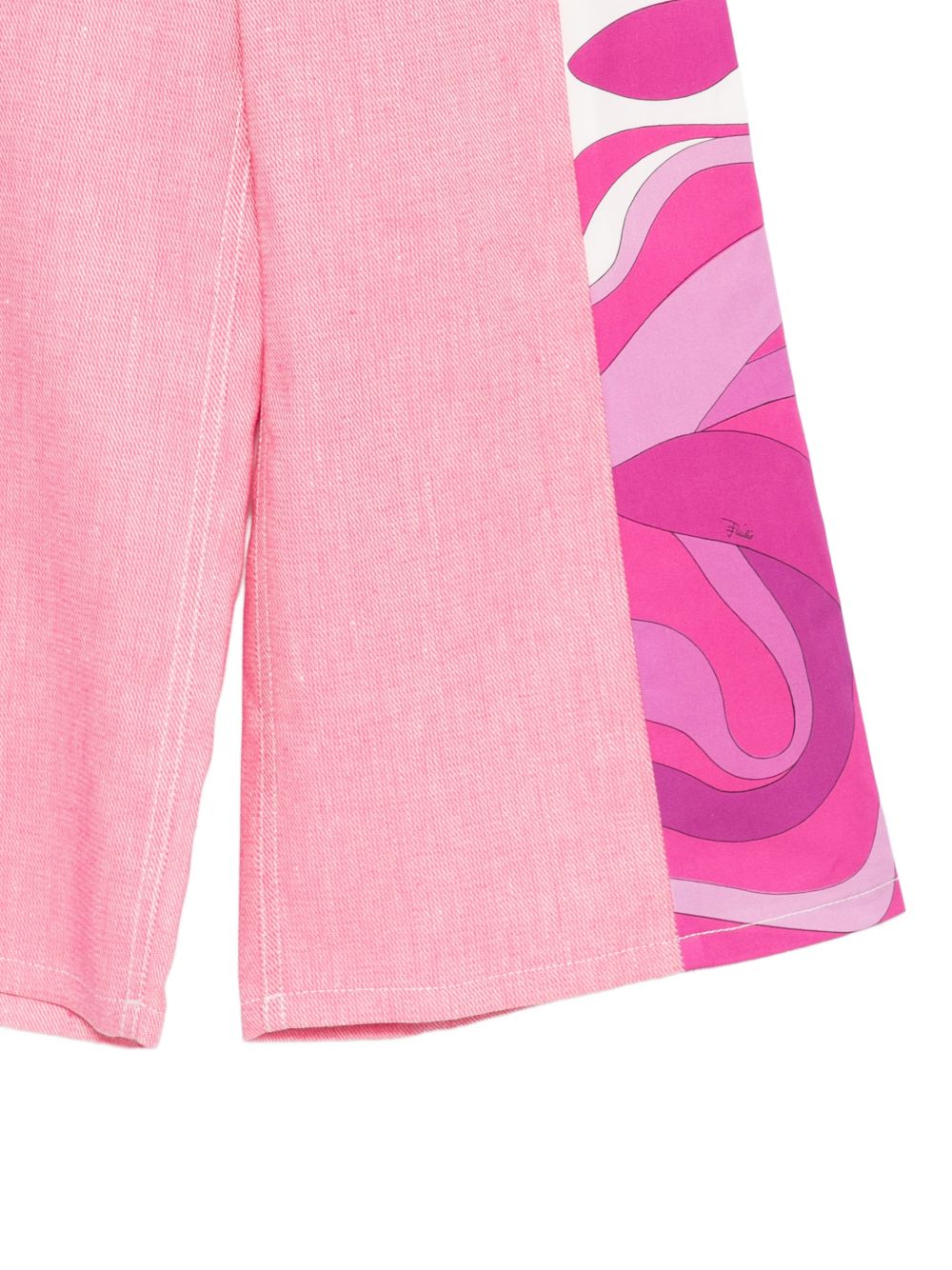 Pantaloni a gamba larga con stampa grafica PY6B30D0139 542 EMILIO PUCCI KIDS