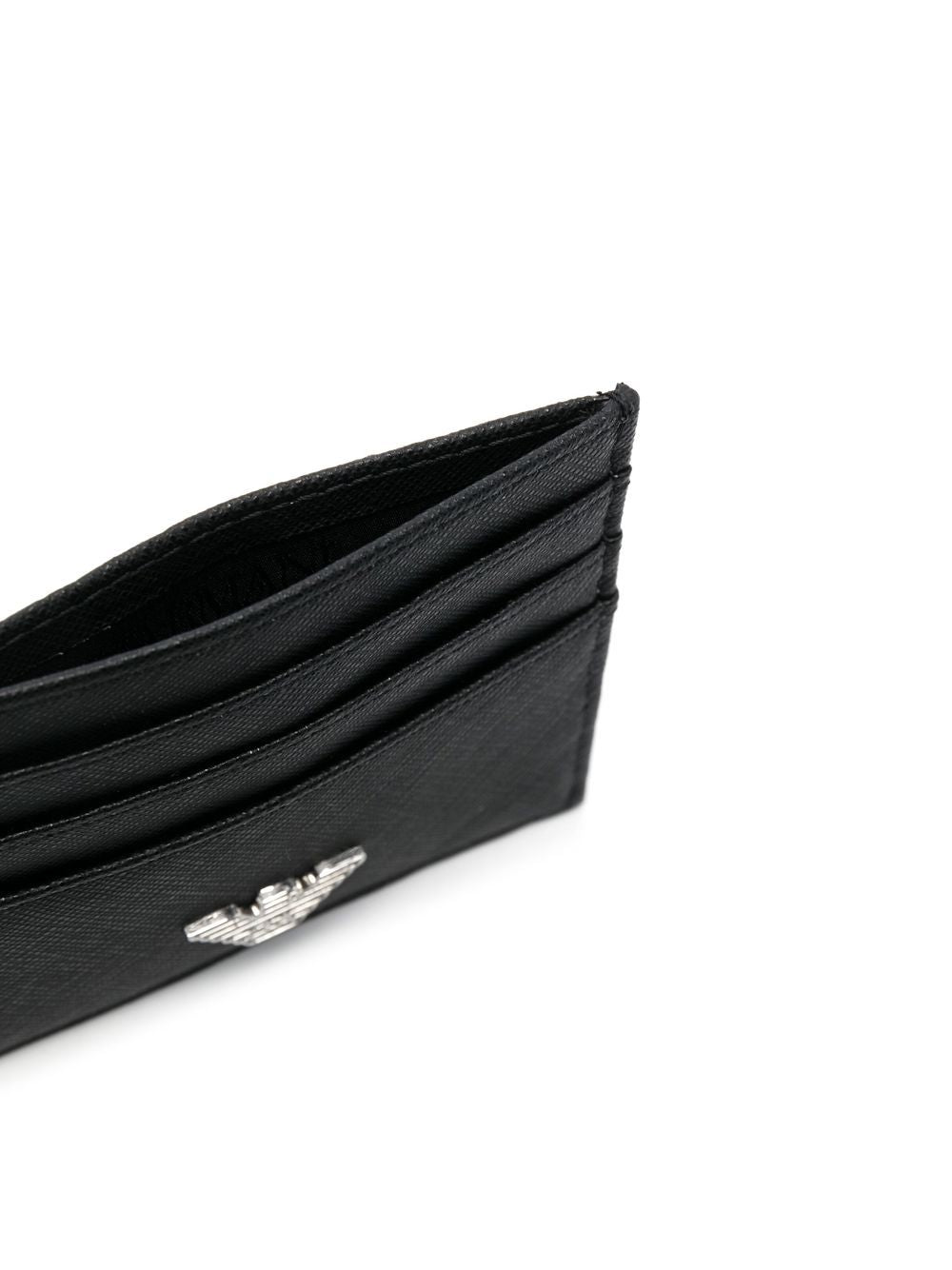 Porta carte in pelle goffrata Y4R173Y138E 81072 EMPORIO ARMANI
