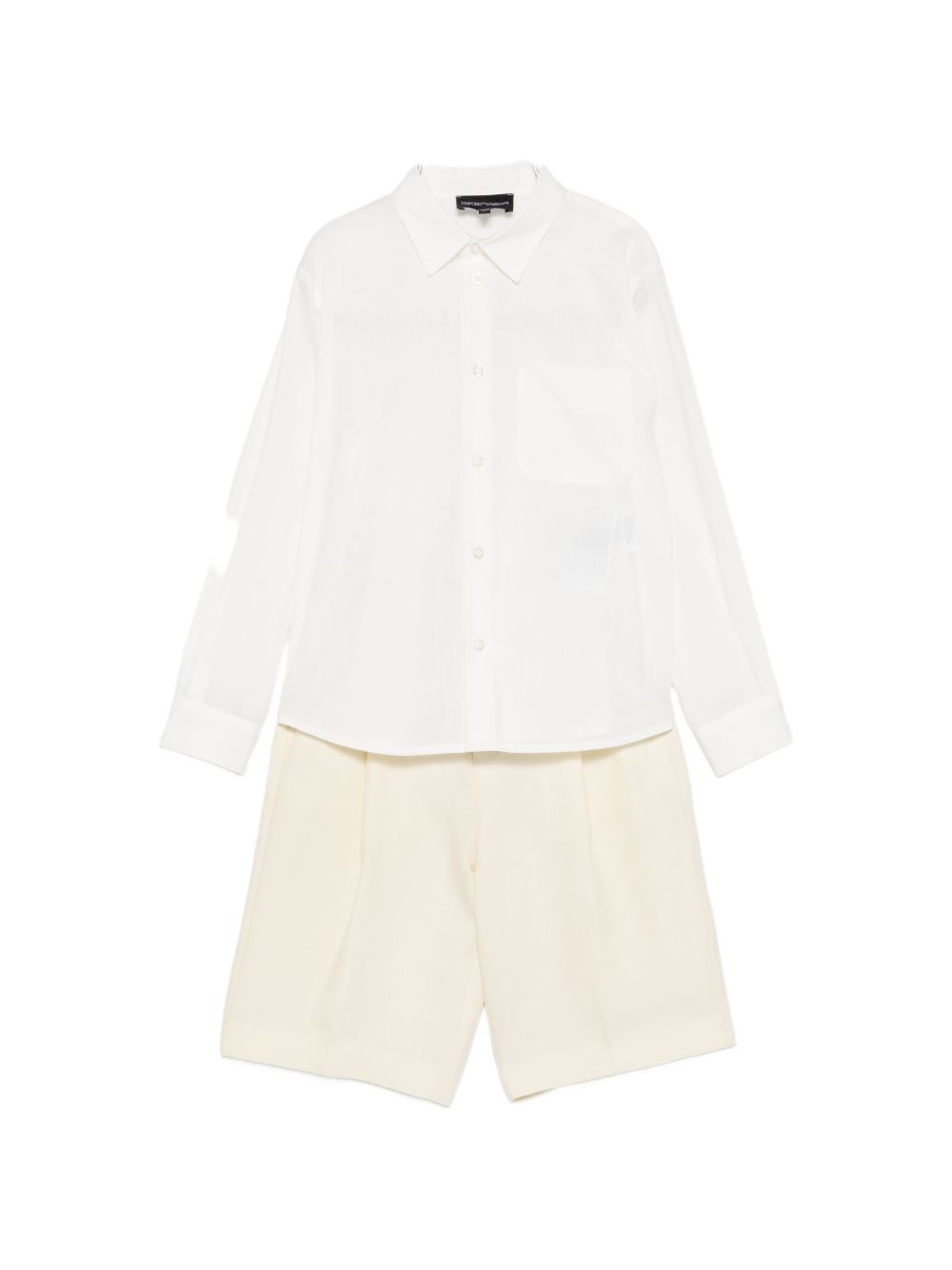 Completo camicia e pantaloni corti EB000901AF20967 M0015 EMPORIO ARMANI KIDS