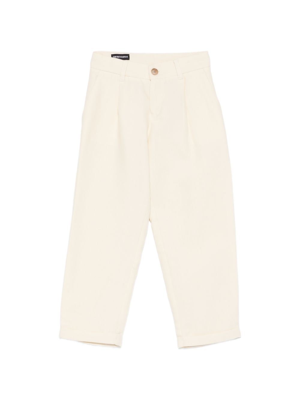 Pantaloni in viscosa con pince EB000903AF21040 U1079 EMPORIO ARMANI KIDS