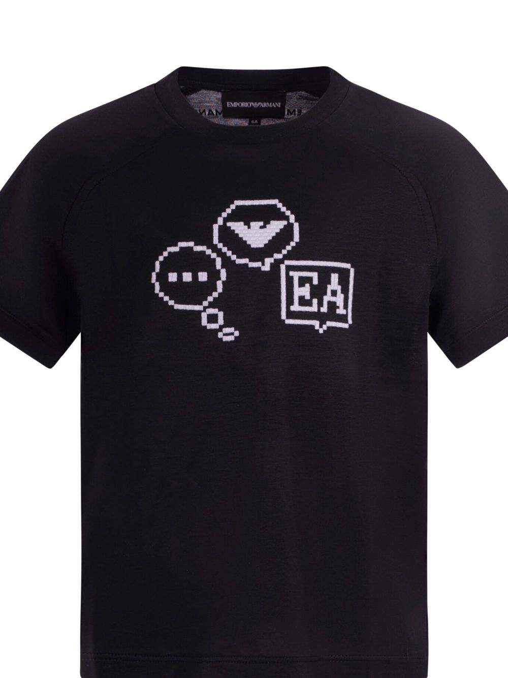 T-shirt in cotone con stampa grafica EB000912AF10127 UB118 EMPORIO ARMANI KIDS