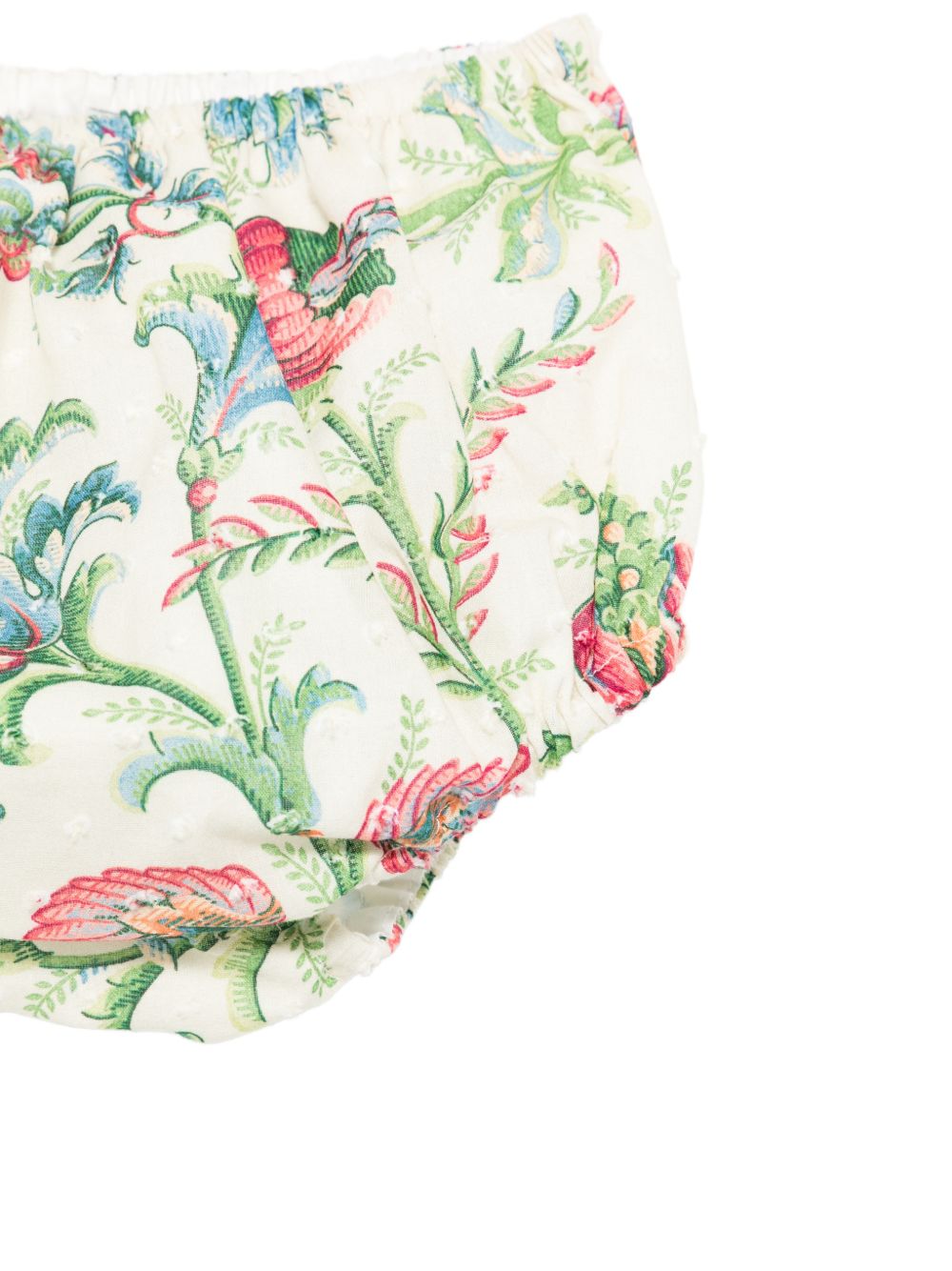 Abito con rouches e stampa floreale GY1060M0082 106MC ETRO KIDS