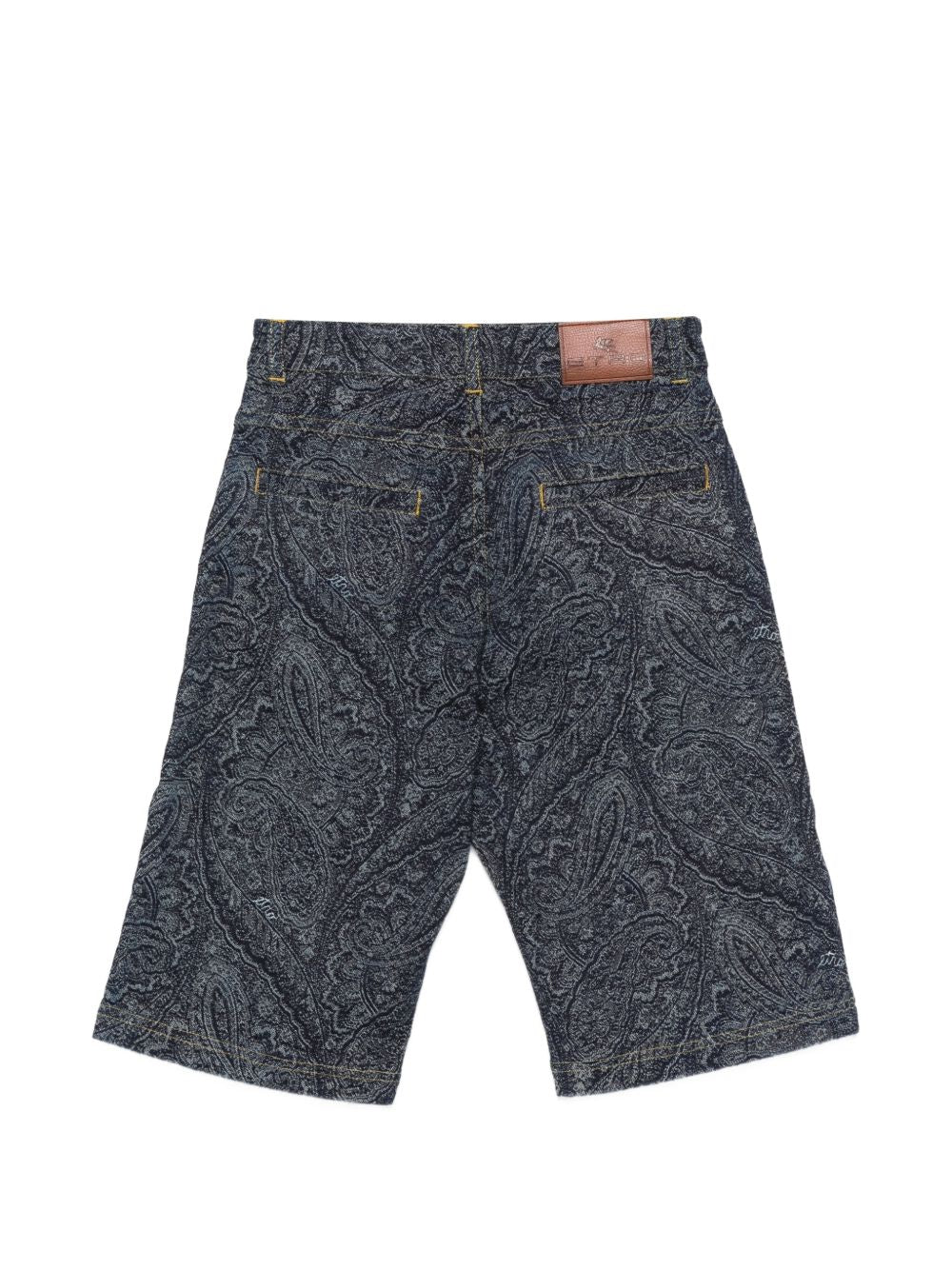 Bermuda in cotone con motivo paisley GY6P79D0142 620BC ETRO KIDS