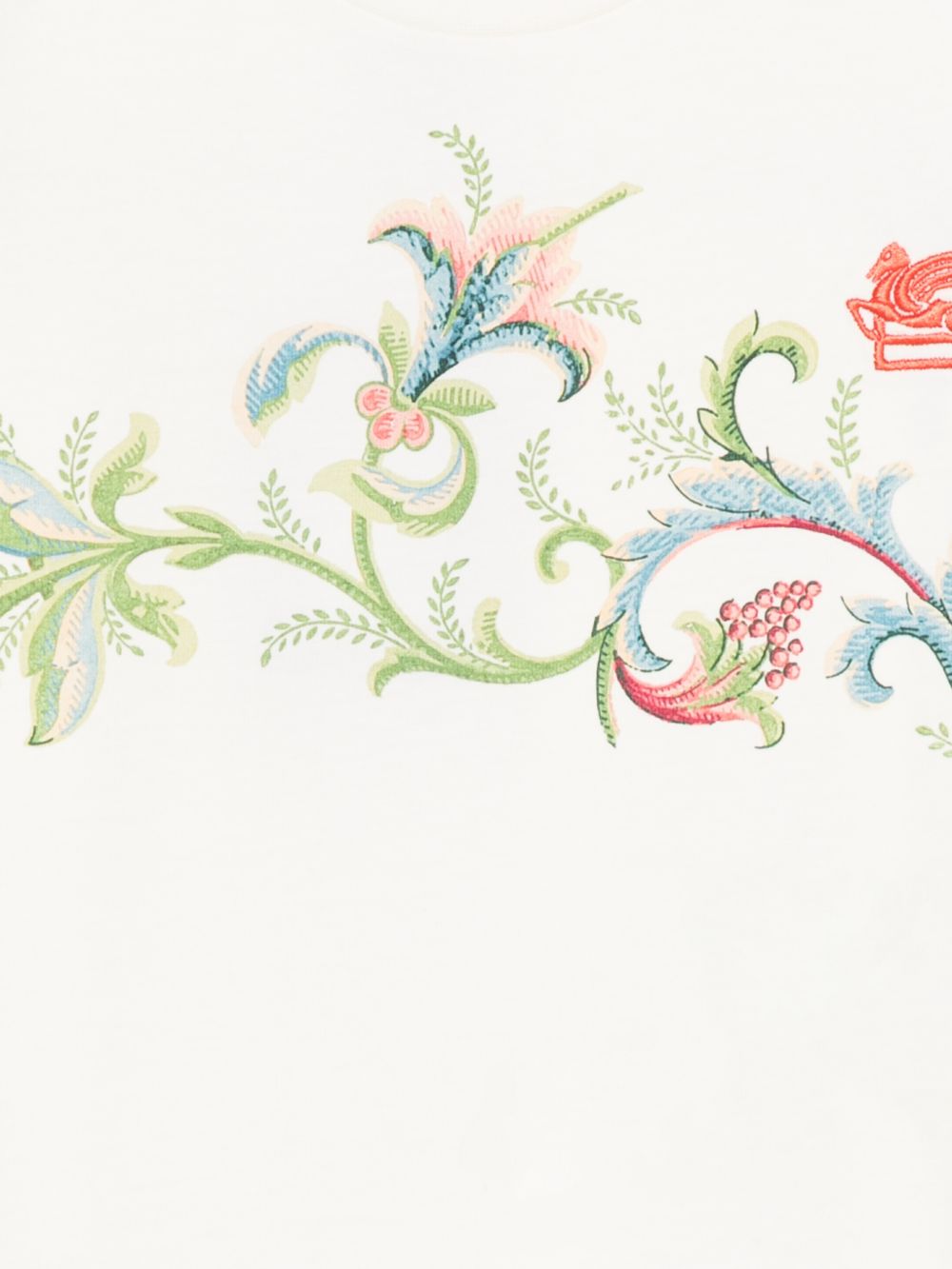 Maglietta con stampa floreale GY8A51Z3672 102 ETRO KIDS