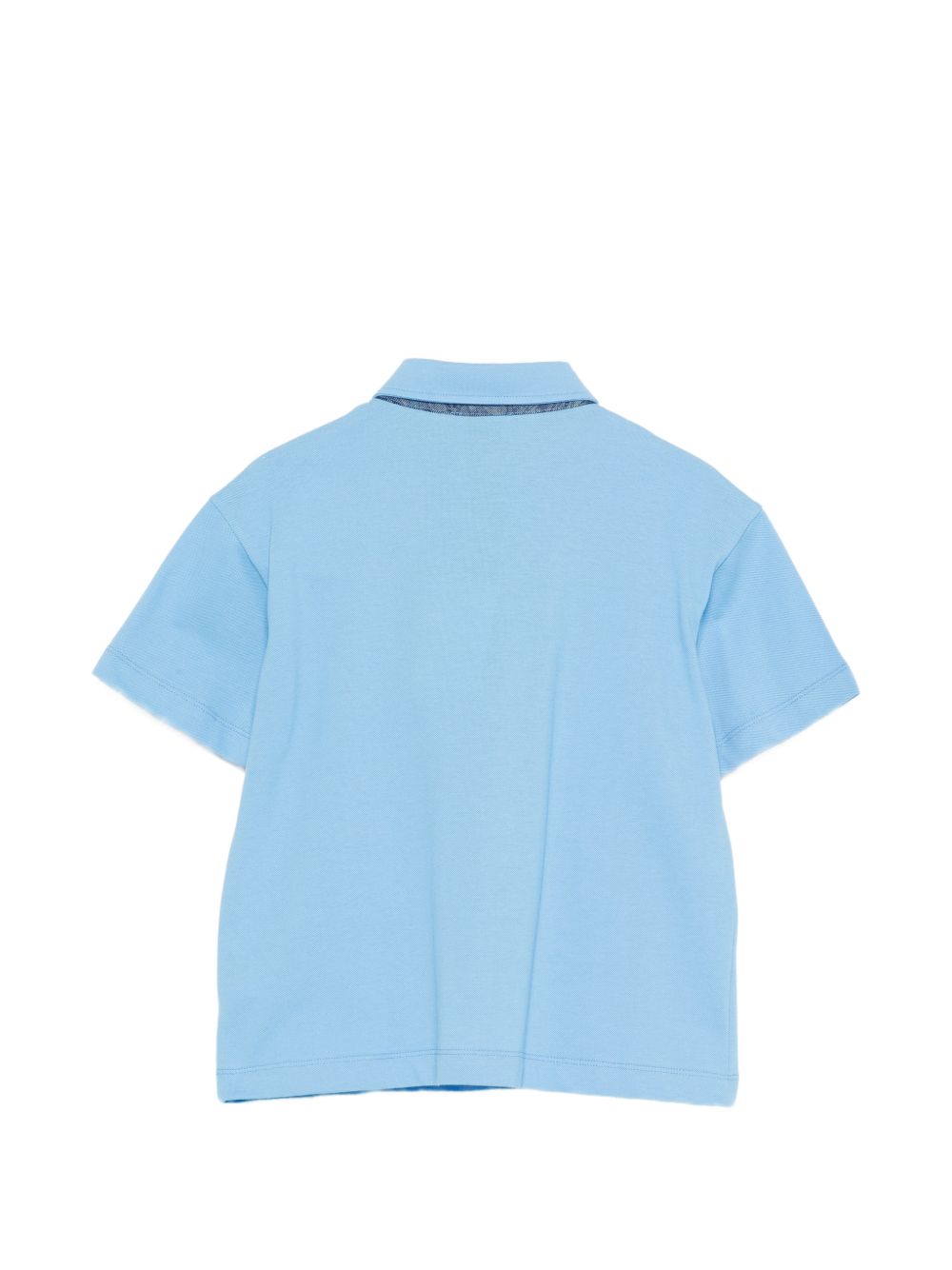 Polo azzurra con ricamo aereo GY8P01Z0022 673 ETRO KIDS