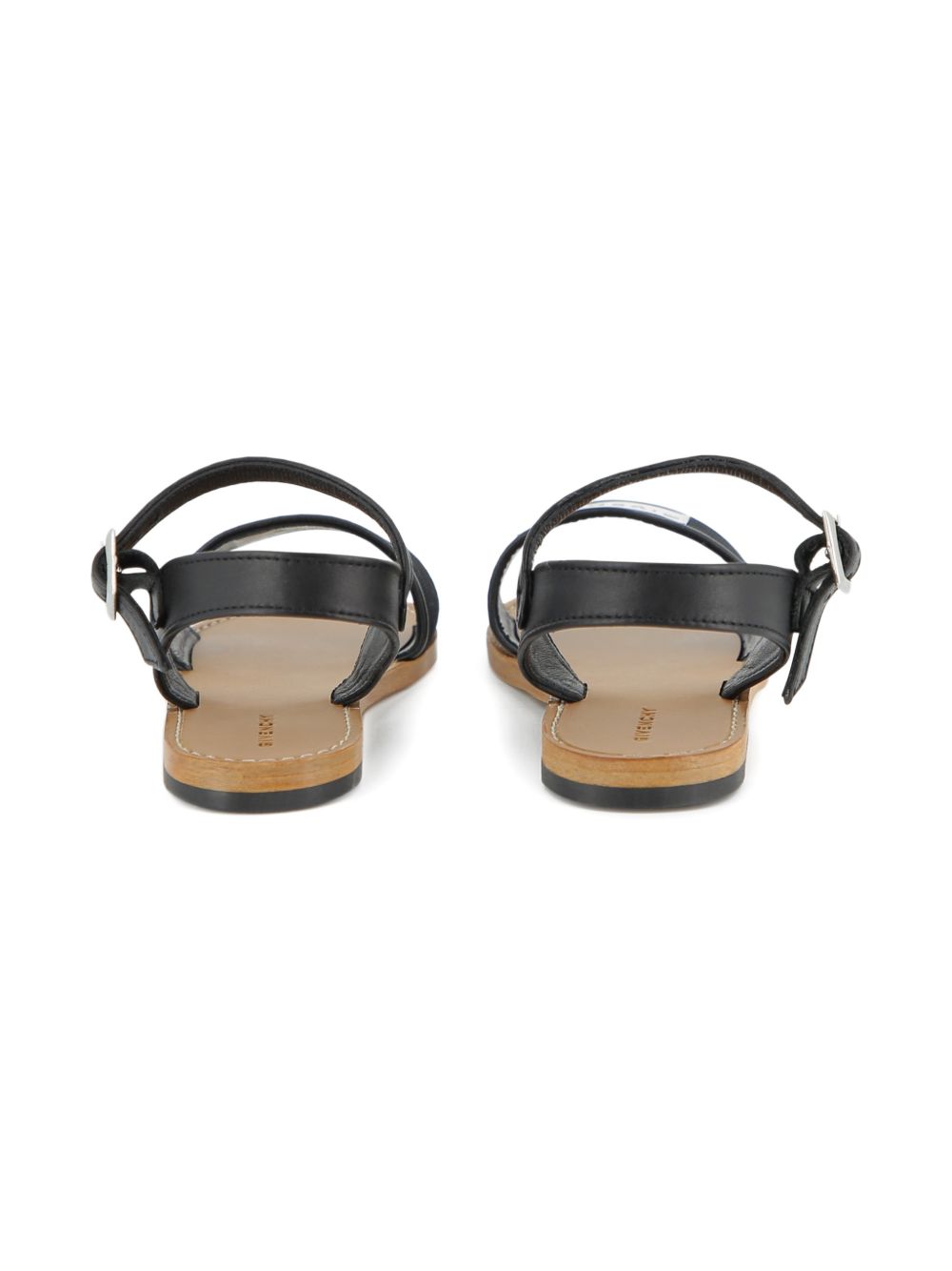 Sandali con fibbia e logo H31127 09B GIVENCHY KIDS