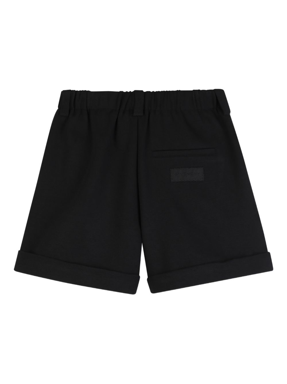 Shorts a vita alta con risvolto H31162 09B GIVENCHY KIDS