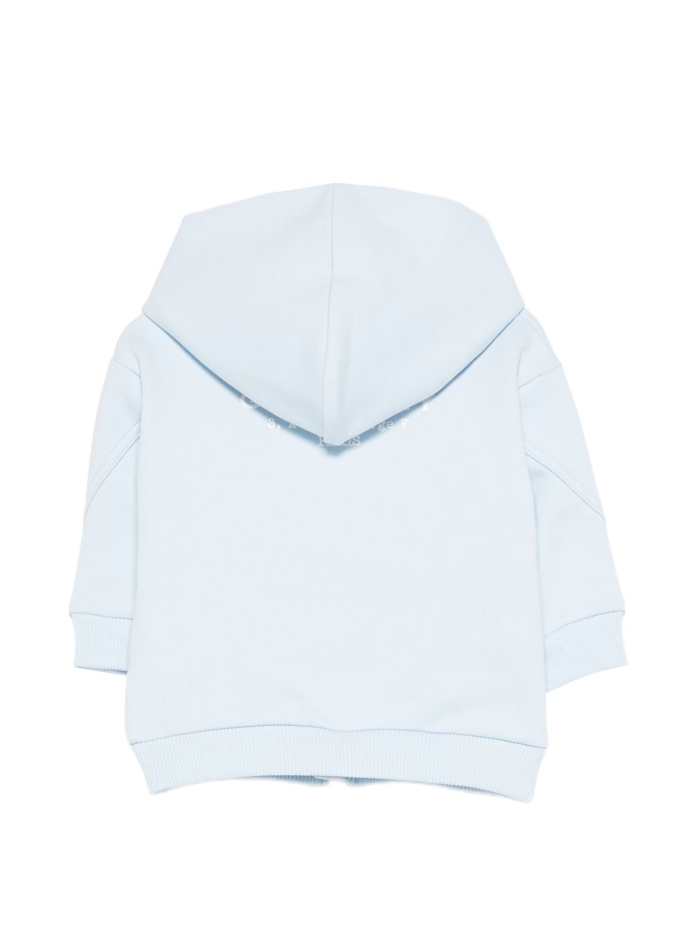 Felpa con cappuccio e zip H31195 77L GIVENCHY KIDS