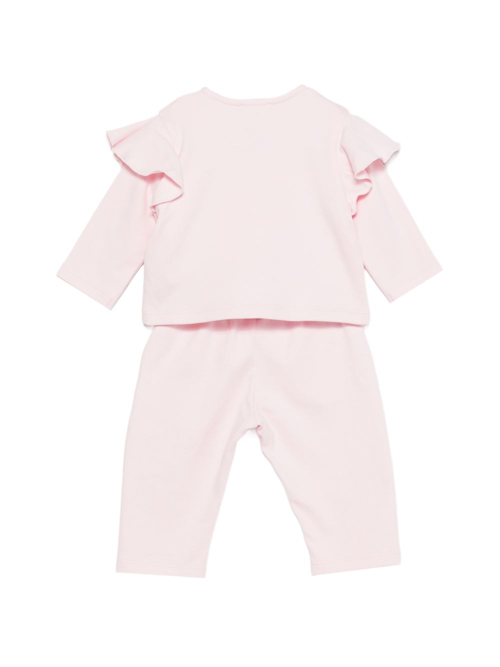 Completo due pezzi in cotone colletto Peter Pan H31270 44Z GIVENCHY KIDS