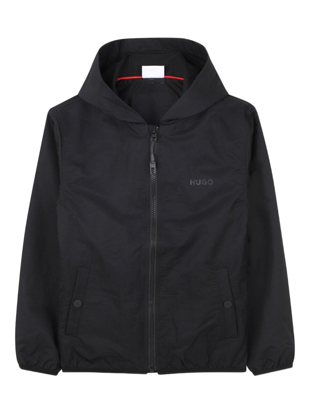 Giacca a vento con cappuccio G01013 09B HUGO KIDS