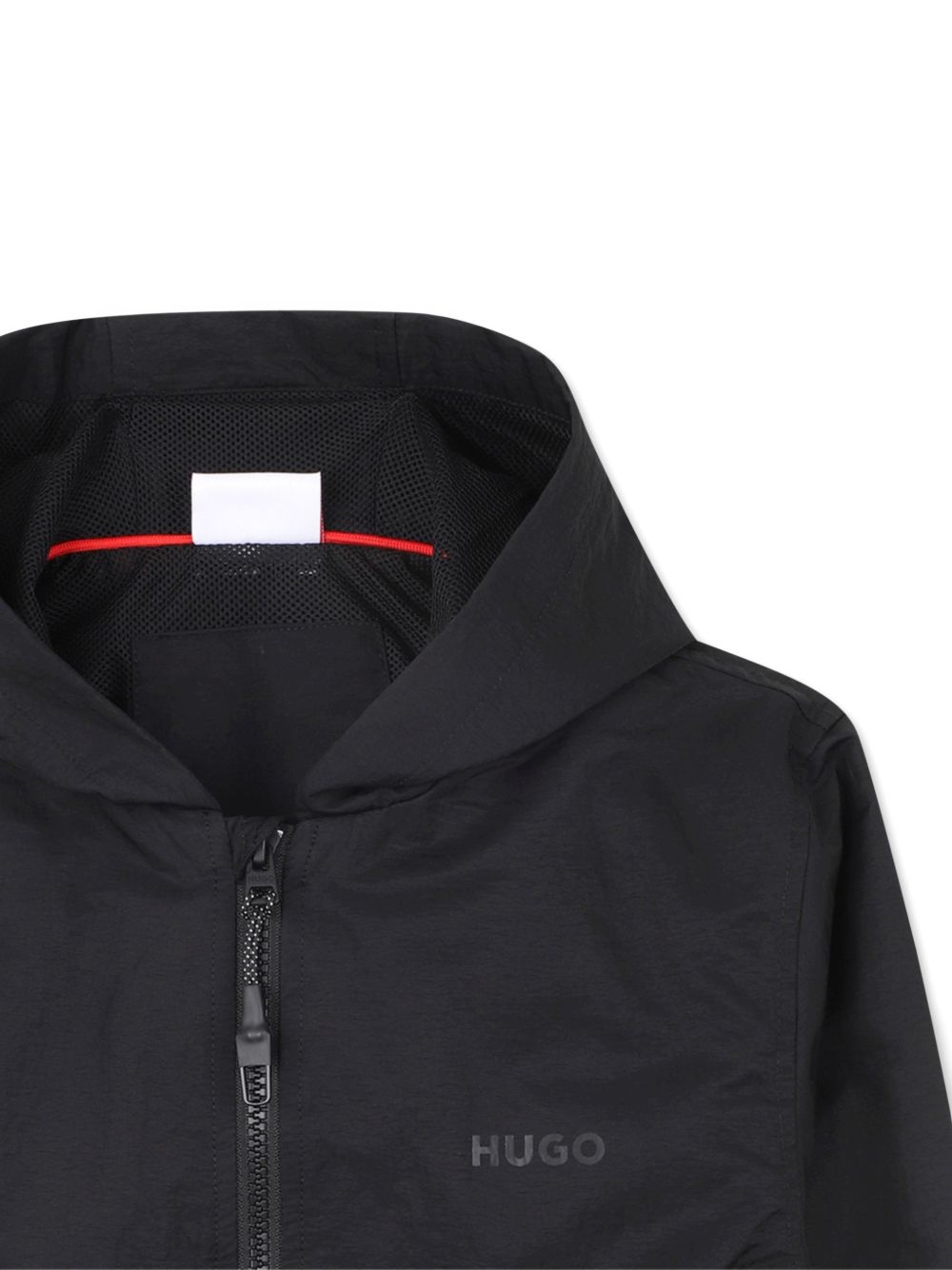 Giacca a vento con cappuccio G01013 09B HUGO KIDS