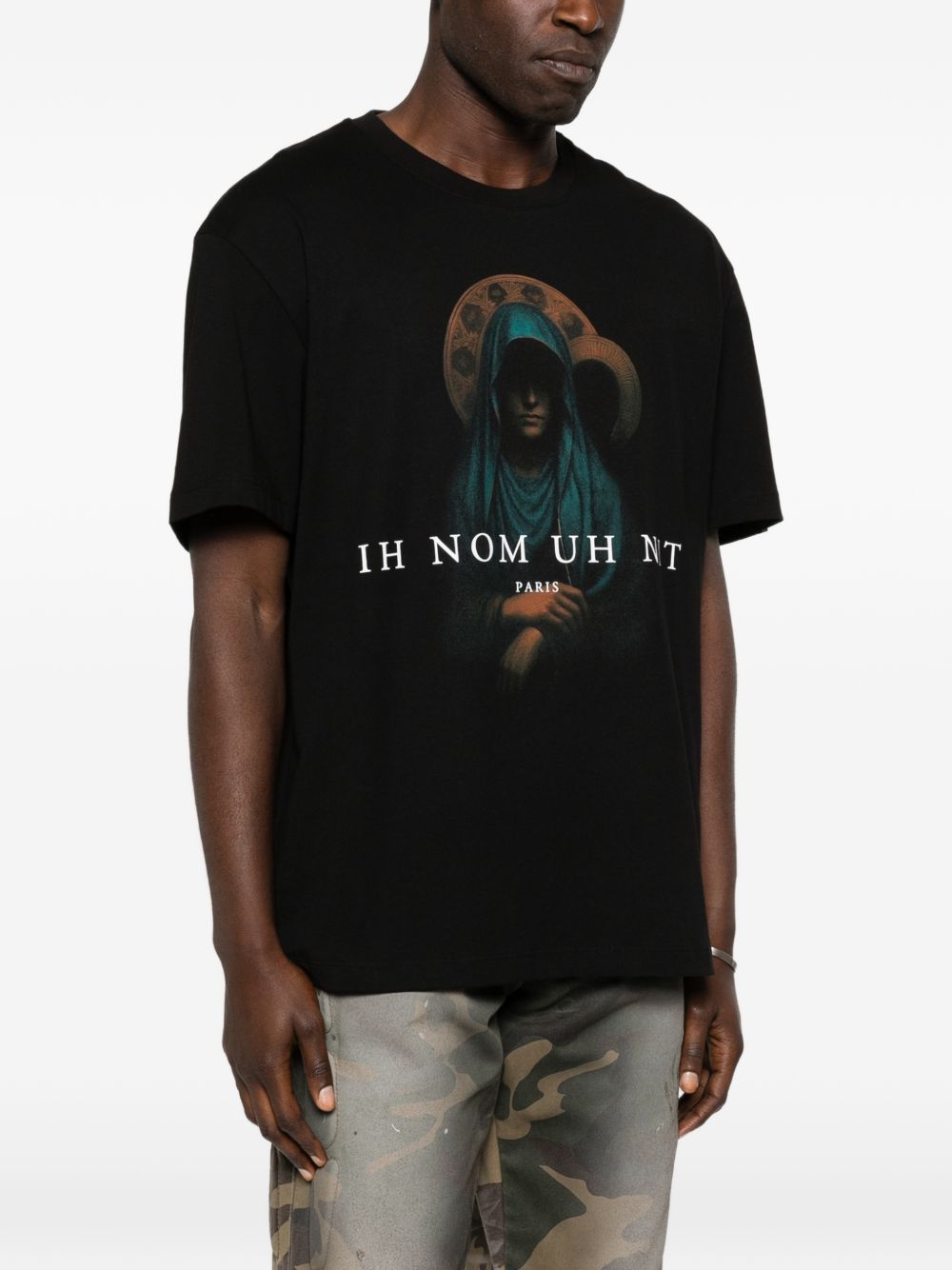 T-shirt in cotone con stampa grafica NUS26206 009 IH NOM UH NIT