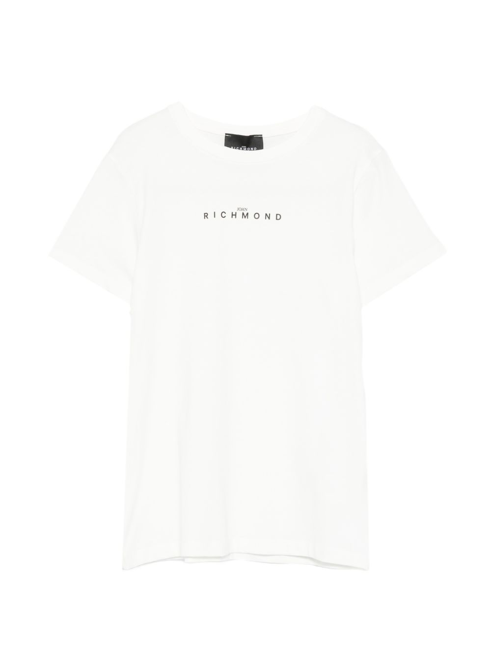 T-shirt in cotone girocollo RBP26005TS OFFWHITE JOHN RICHMOND KIDS